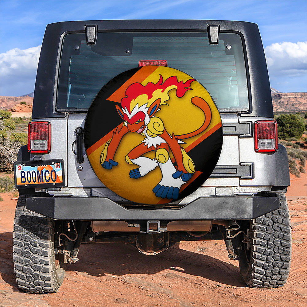 Infernape Pokemon Car Spare Tire Covers Gift For Campers Nearkii