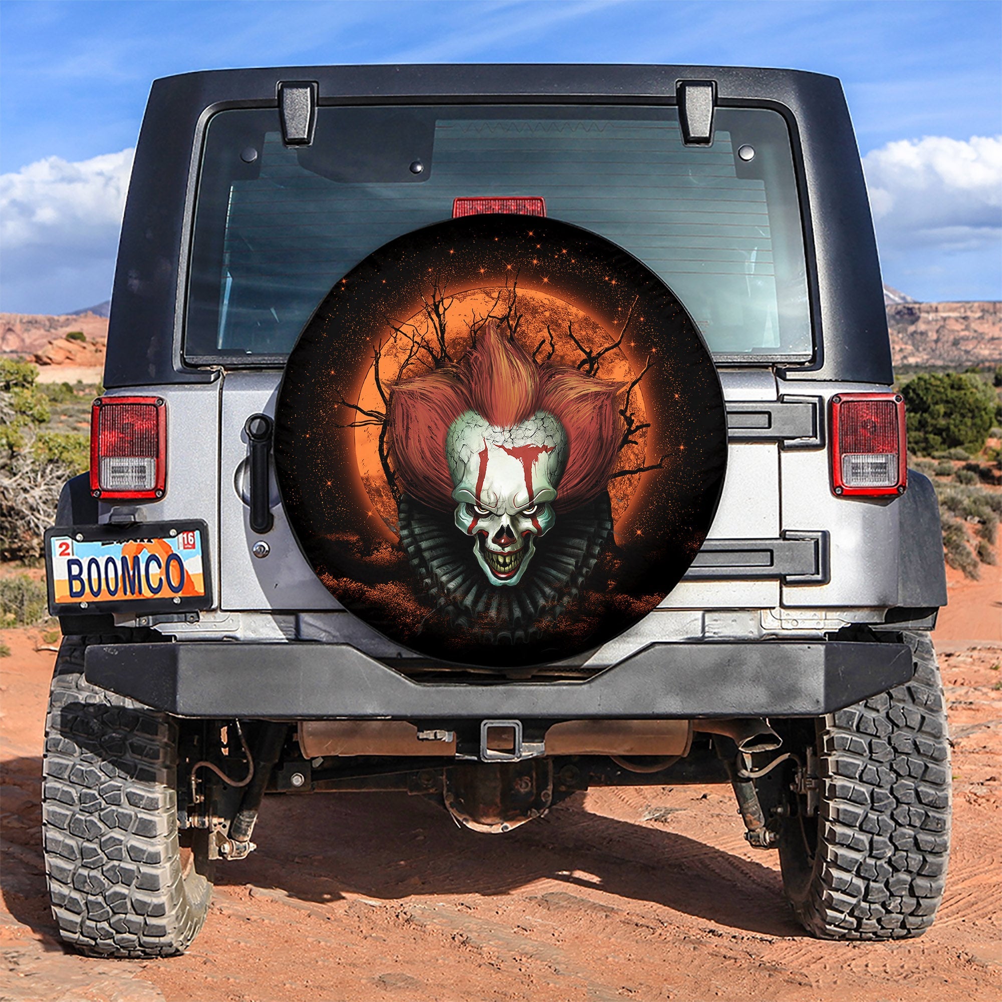 It Horror Movie Moonlight Spare Tire Cover Gift For Campers Nearkii