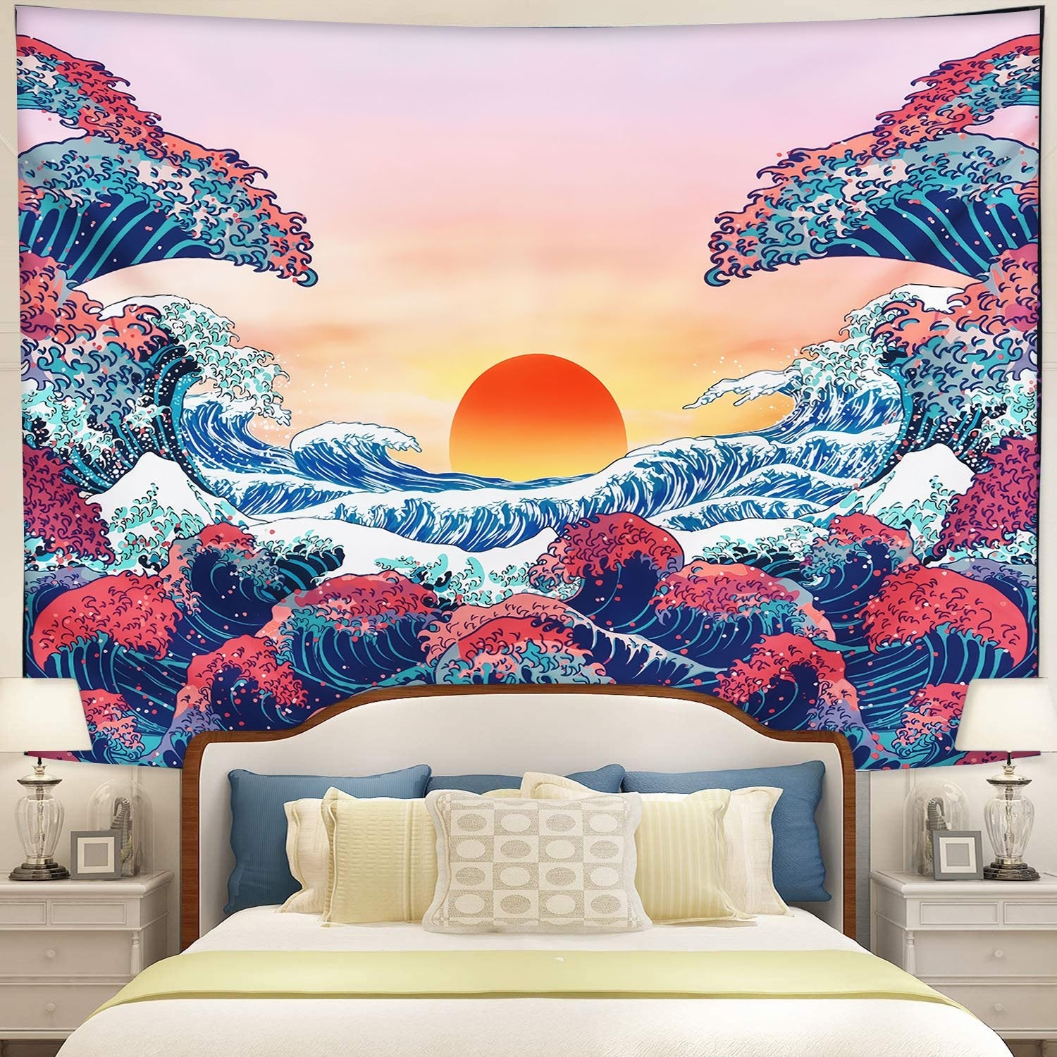 Japanese Tapestry Room Decor Nearkii