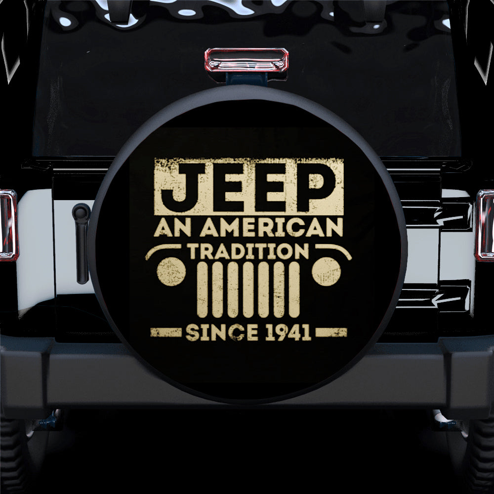 Jeep American Tradition Car Spare Tire Covers Gift For Campers Nearkii