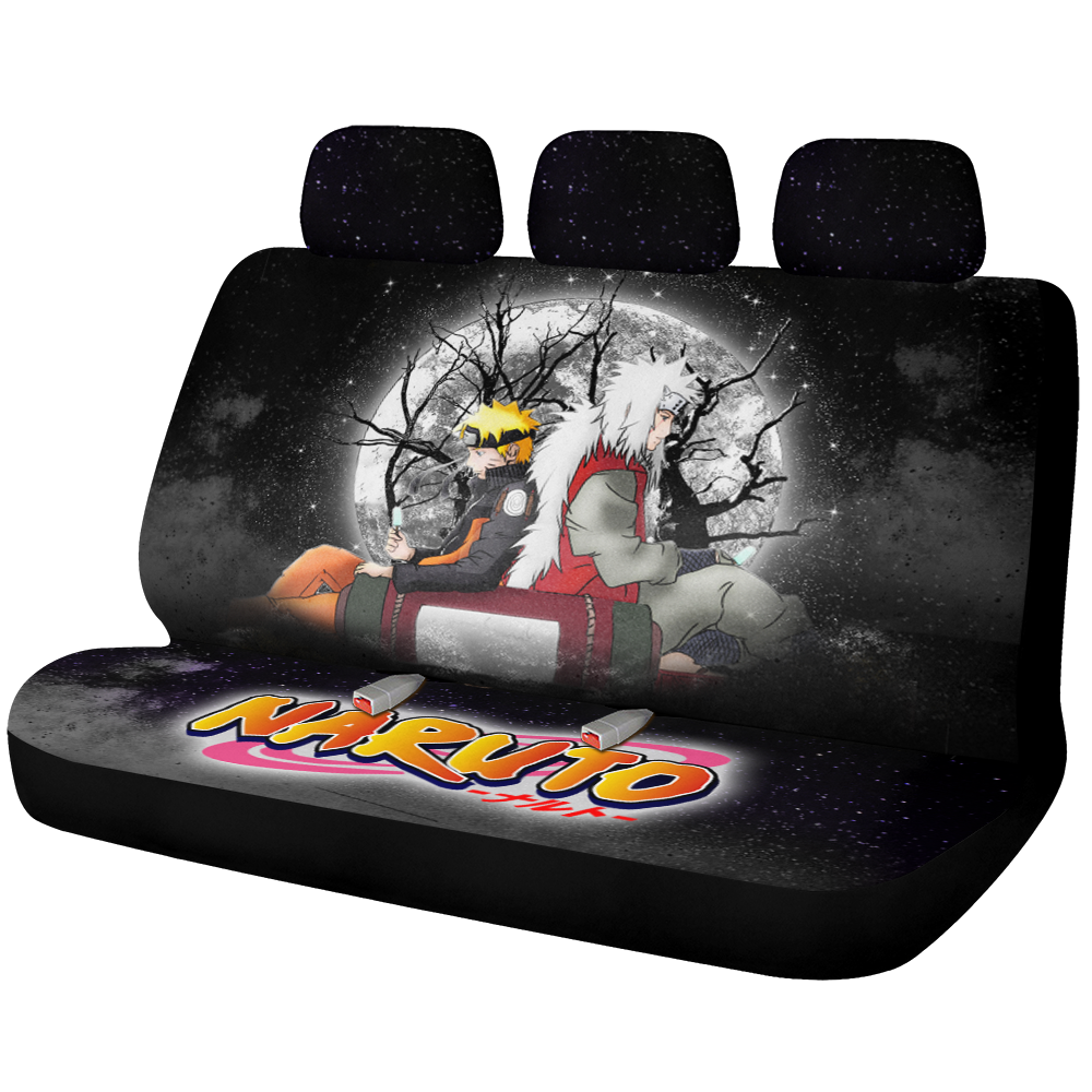 Jiraiya Naruto Moonlight Galaxy Premium Custom Car Back Seat Covers Decor Protectors Nearkii