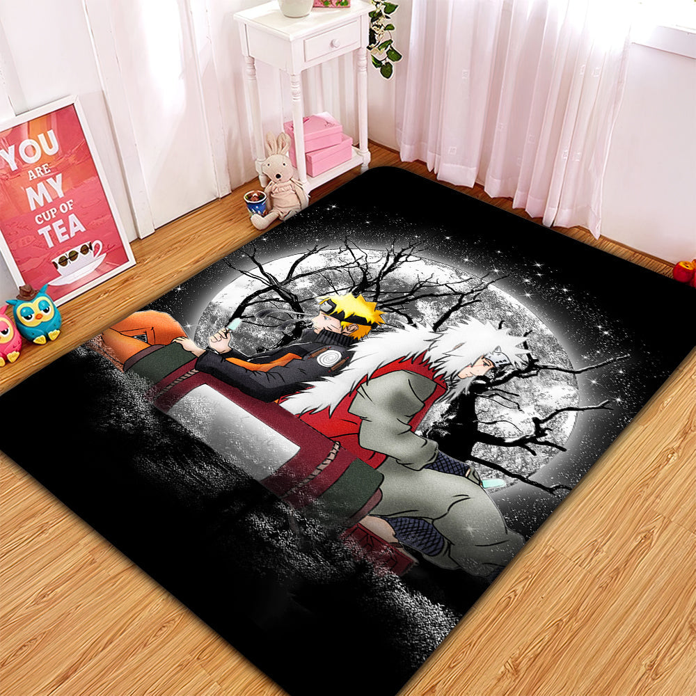 Jiraiya Naruto Moonlight Area Carpet Rug Home Decor Bedroom Living Room Decor Nearkii