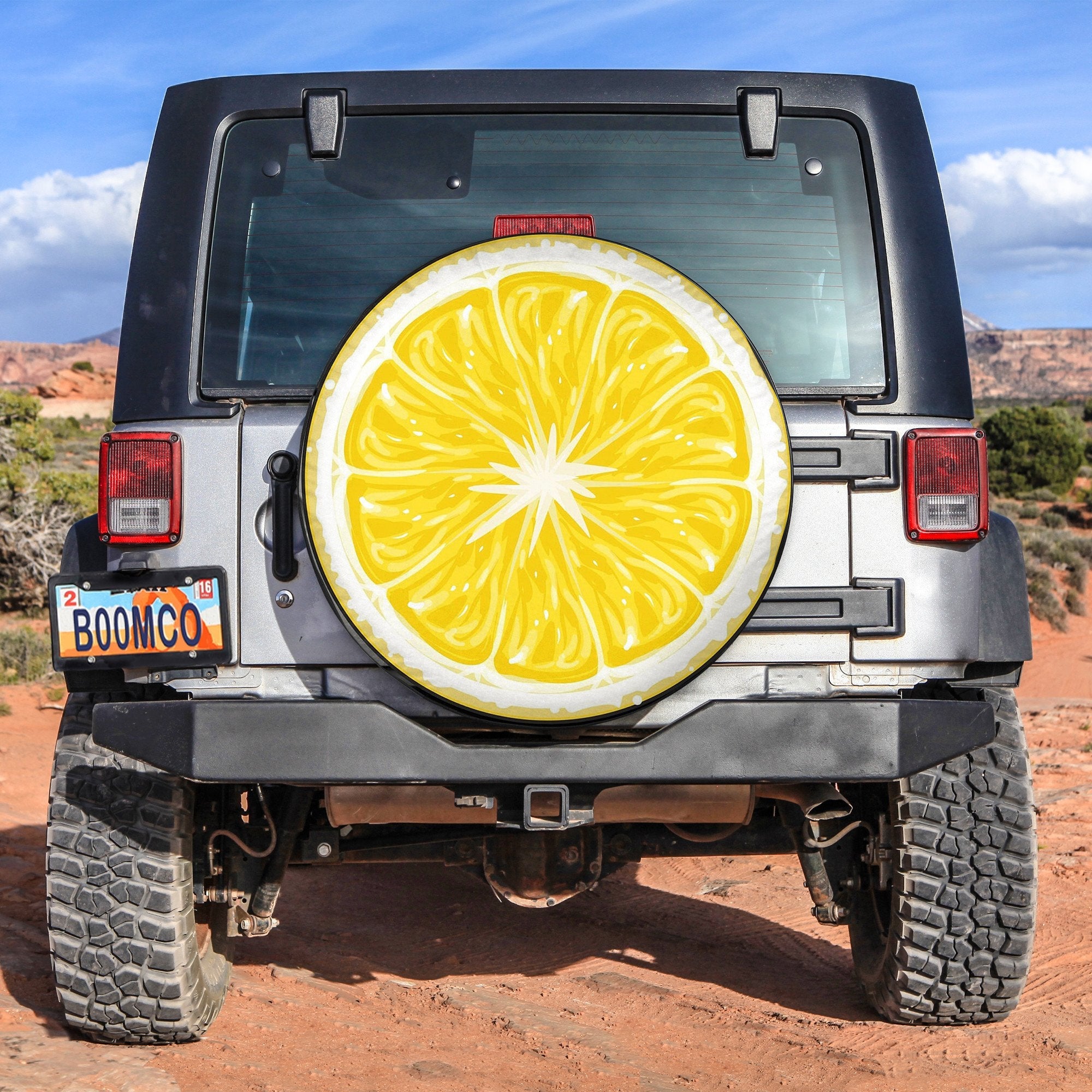 Juicy Lemon Spare Tire Cover Gift For Campers Nearkii