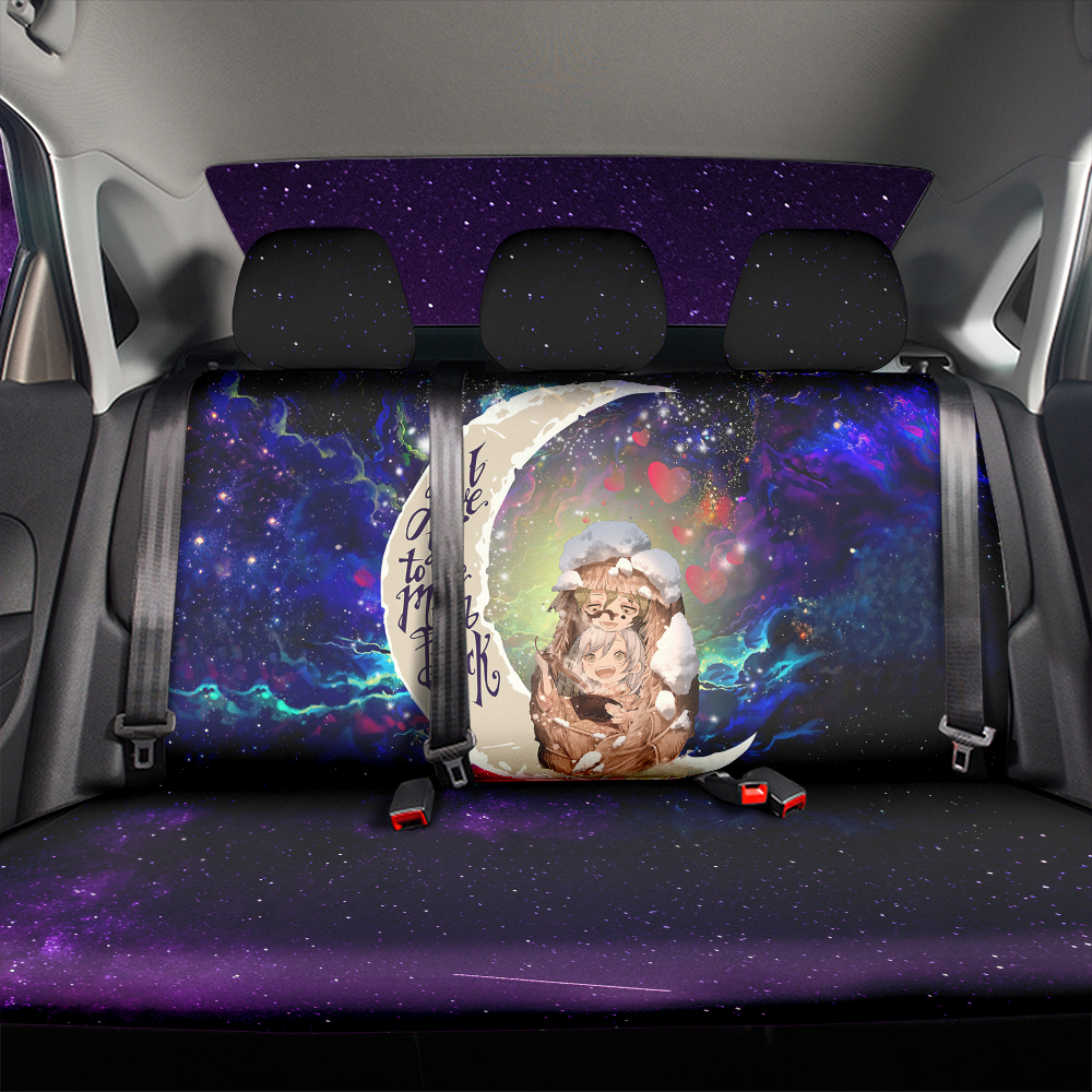 Kimtsu No Yaiba Love You To The Moon Galaxy Premium Custom Car Back Seat Covers Decor Protectors Nearkii