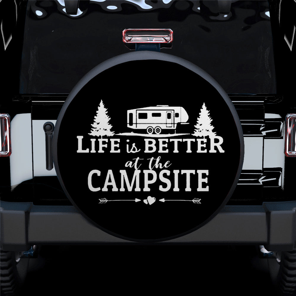 Life Is Better With Camping Jeep Car Spare Tire Cover Gift For Campers Nearkii