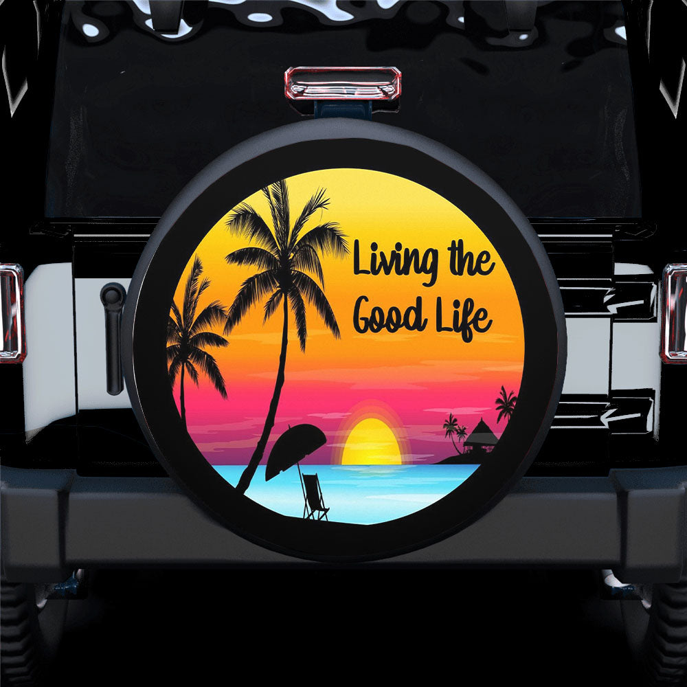 Living the Good Life Spare Tire Covers Gift For Campers Nearkii