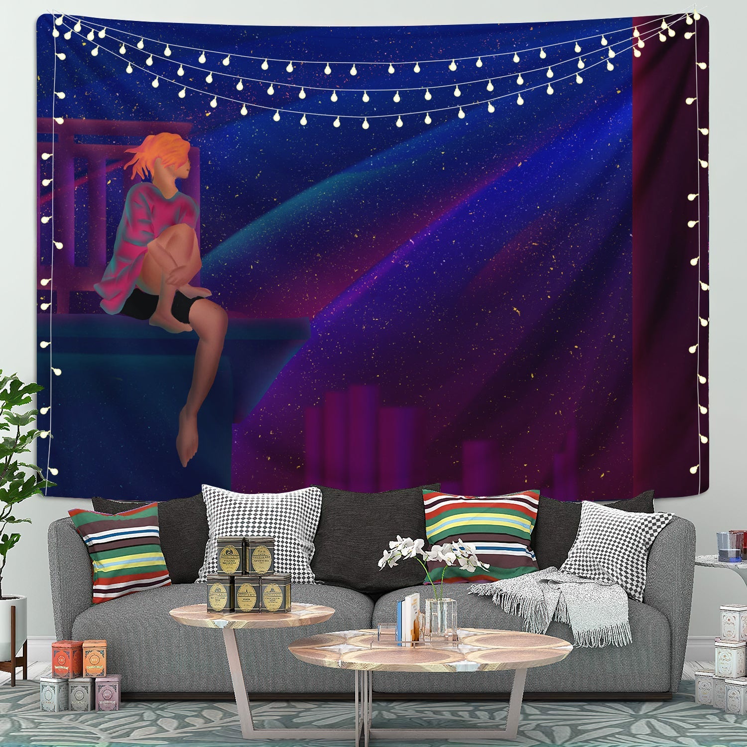 Lofi Chill Tapestry Room Decor Nearkii