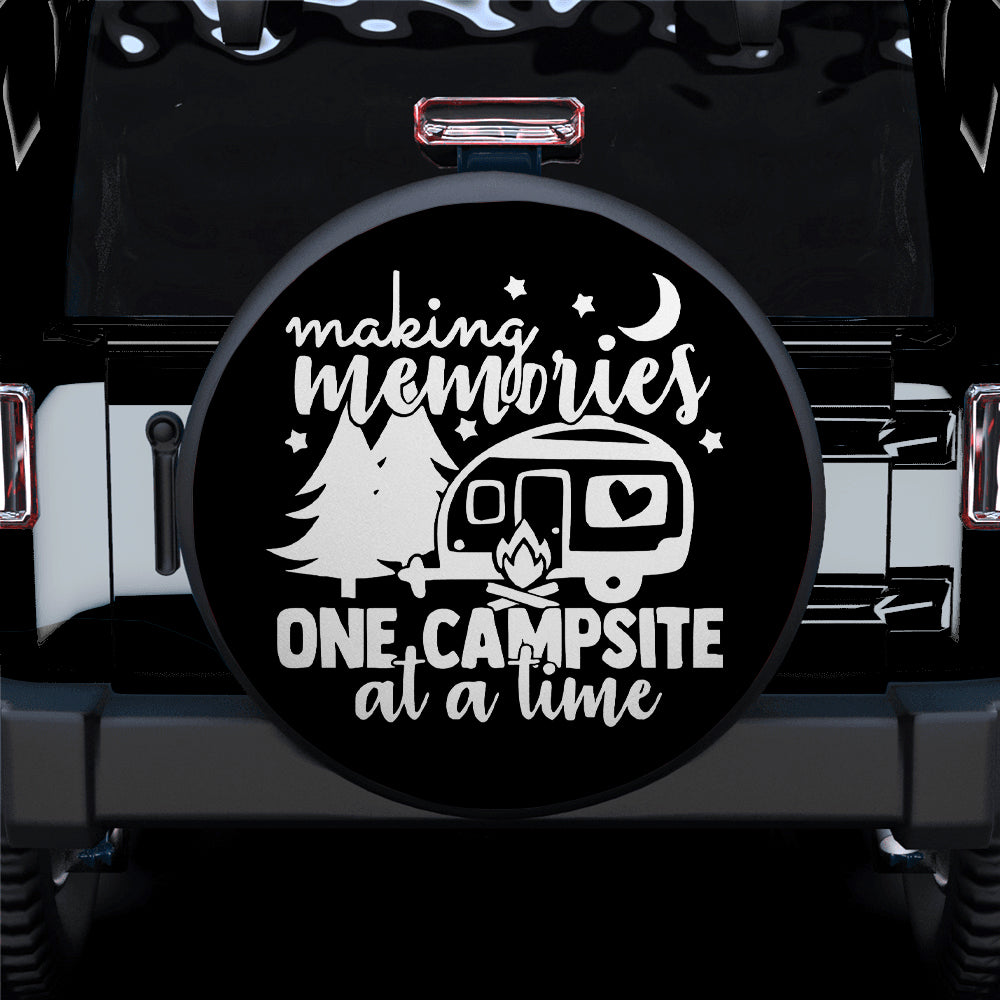 Making Memories One Campfire At A Time Jeep Car Spare Tire Cover Gift For Campers Nearkii