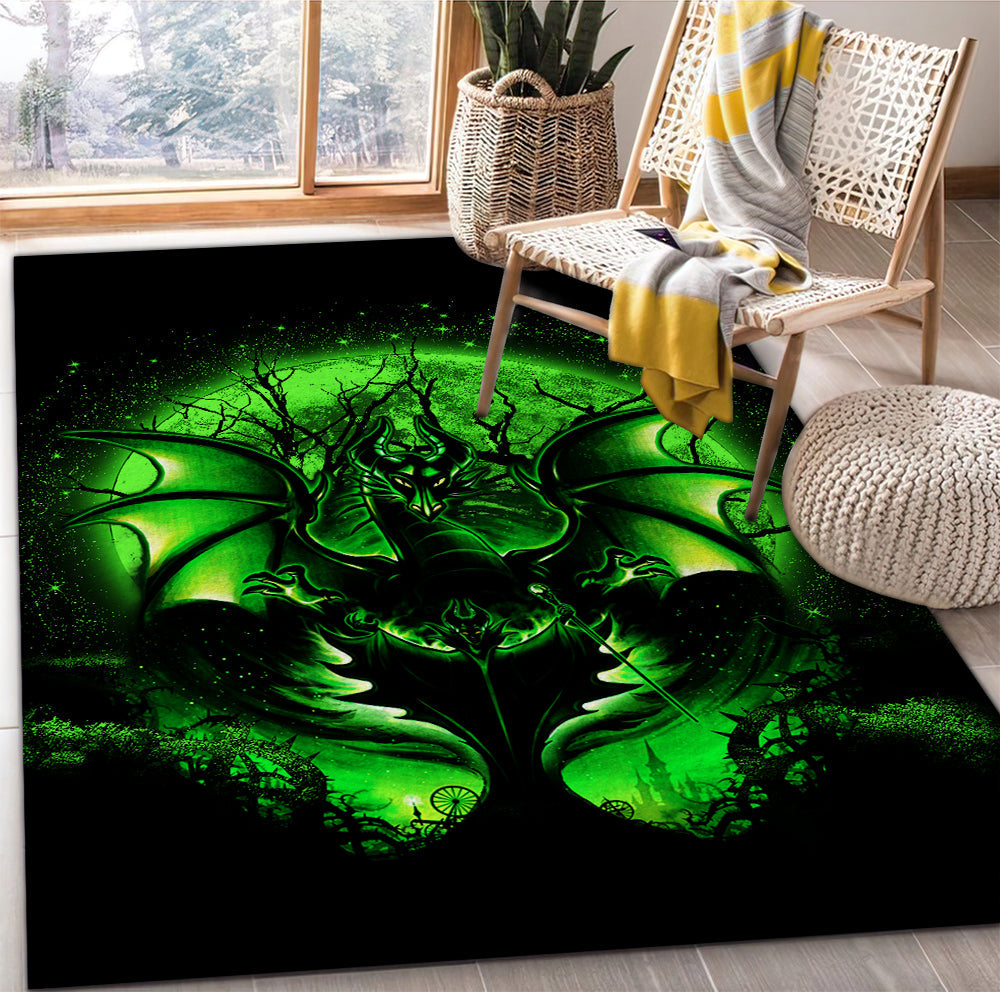 Maleficent Moonlight Area Carpet Rug Home Decor Bedroom Living Room Decor Nearkii