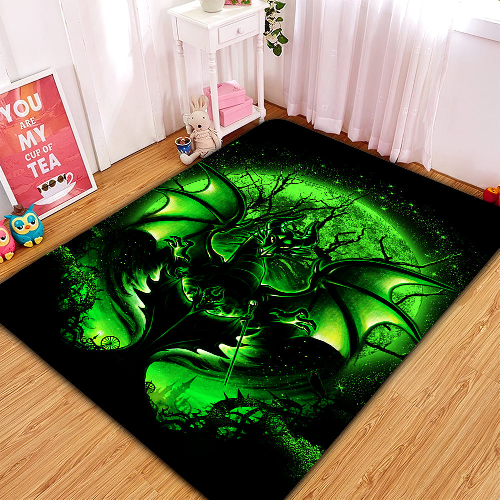 Maleficent Moonlight Area Carpet Rug Home Decor Bedroom Living Room Decor Nearkii