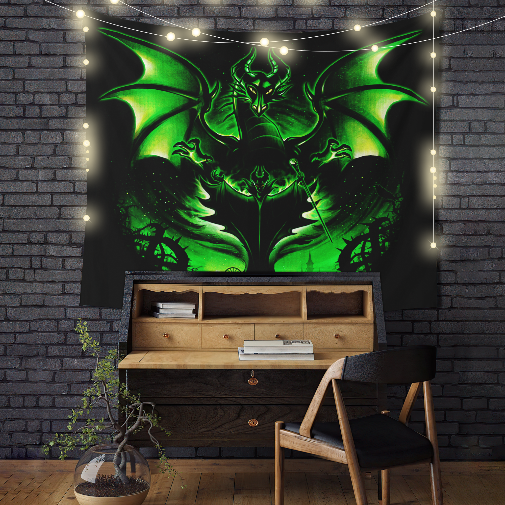 Maleficent Tapestry Room Decor Nearkii