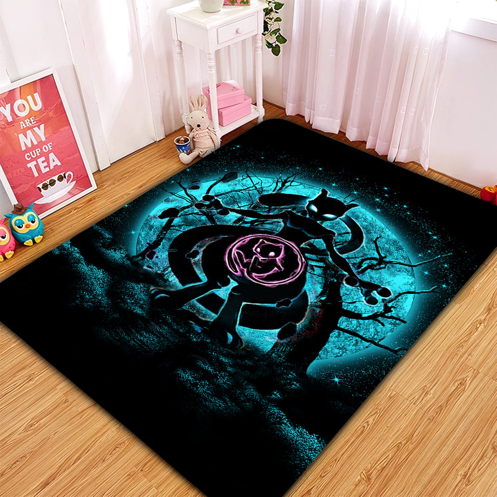 Mewtwo Moonlight Area Carpet Rug Home Decor Bedroom Living Room Decor Nearkii