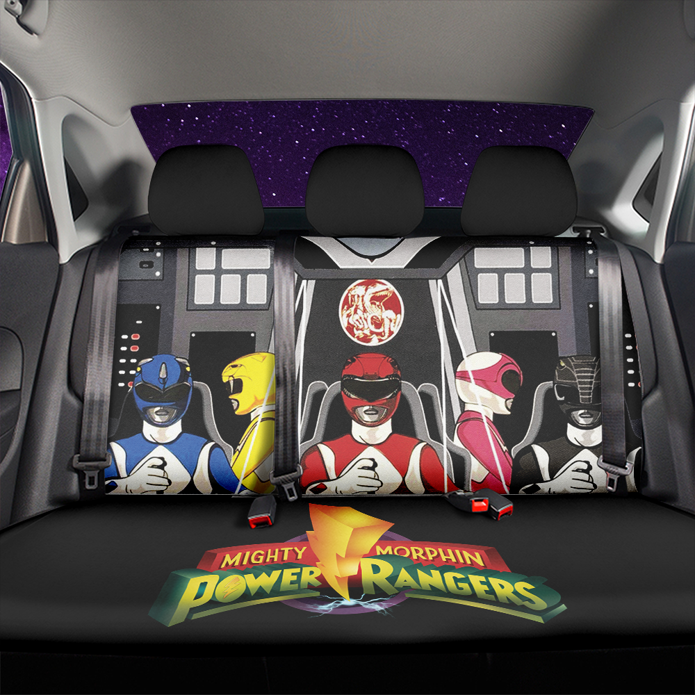 Mighty Morphin Power Rangers Premium Custom Car Back Seat Covers Decor Protectors Nearkii