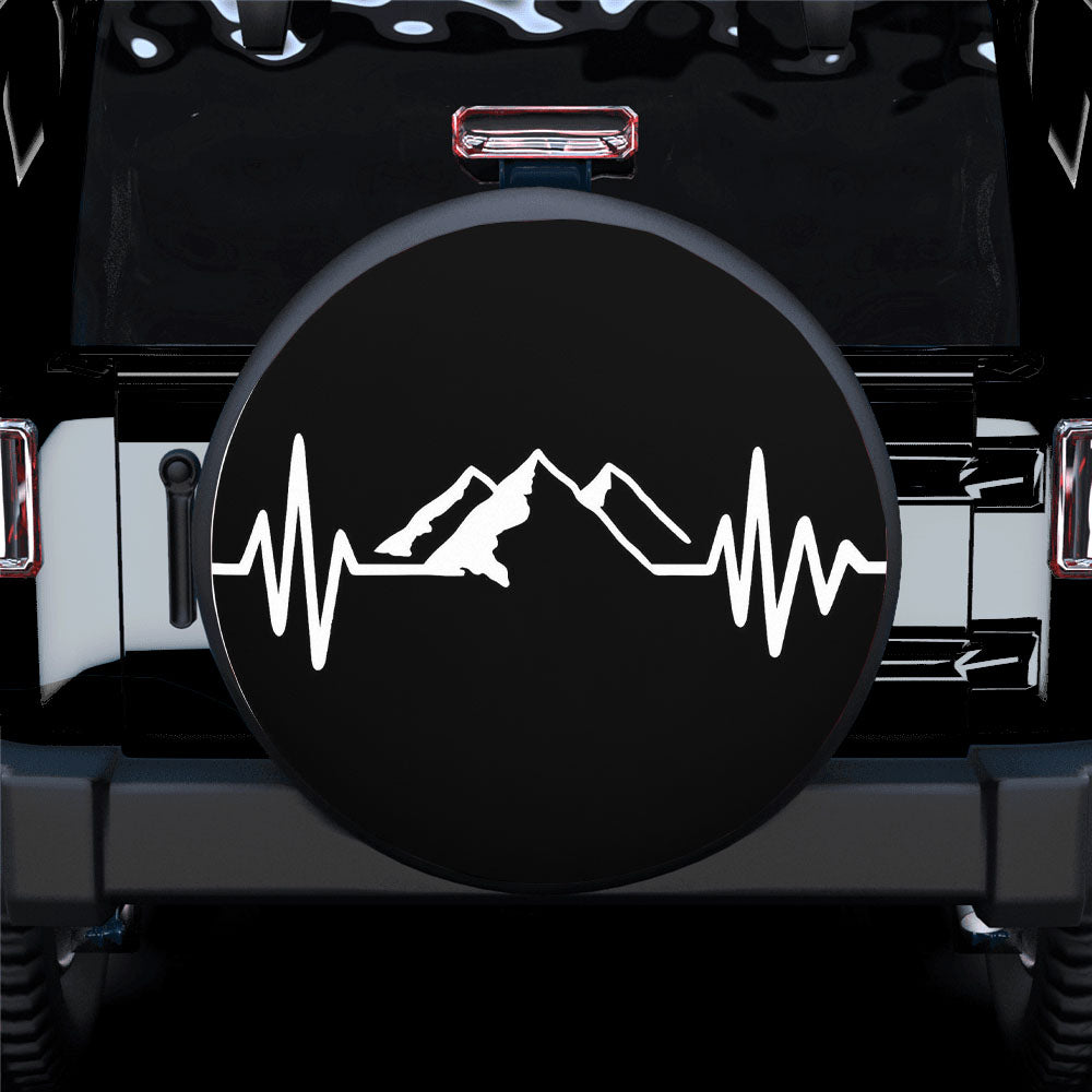 Mountain Heartbeat Spare Tire Covers Gift For Campers Nearkii