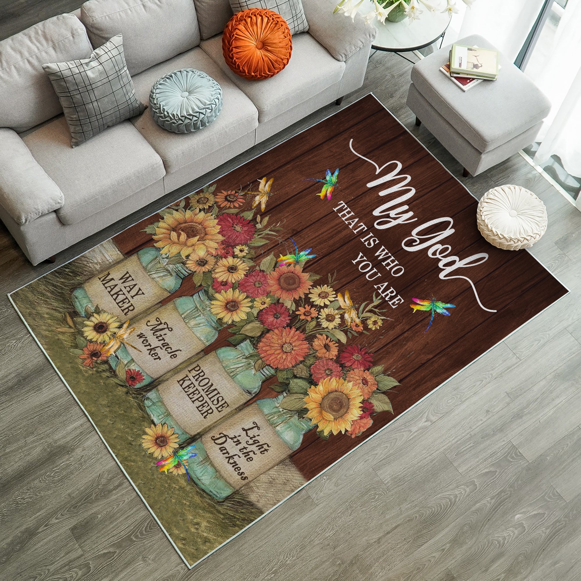 My God That Is Who You Are Rug Carpet Rug Home Room Decor Nearkii