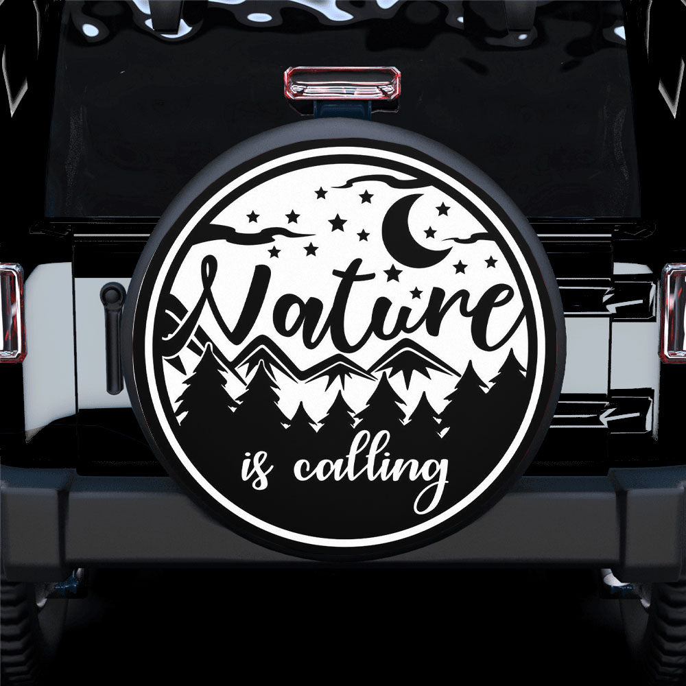 Nature is Calling Spare Tire Covers Gift For Campers Nearkii