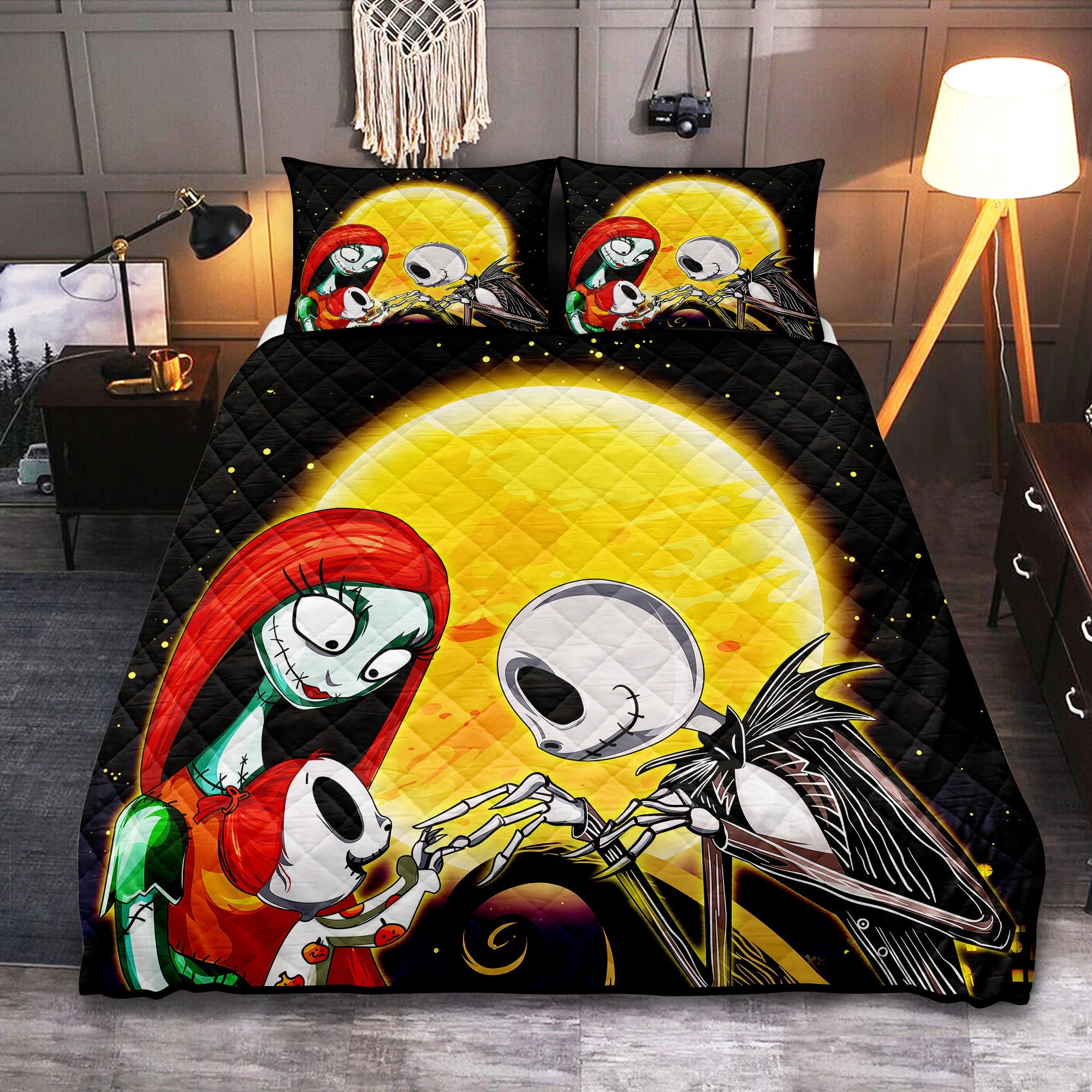 Nightmare Before Christmas Family Quilt Bed Sets Nearkii