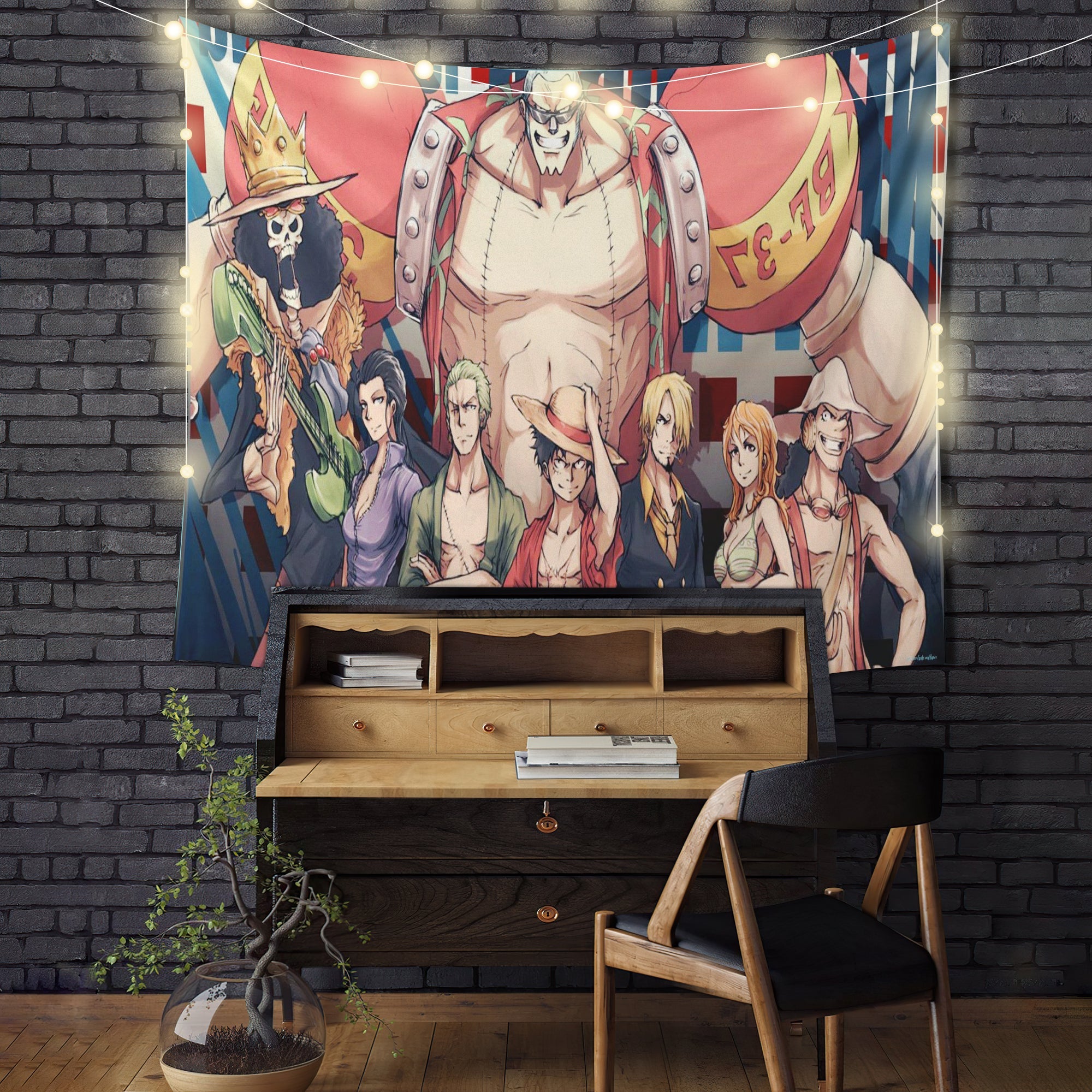 One Piece Characters Tapestry Room Decor Nearkii