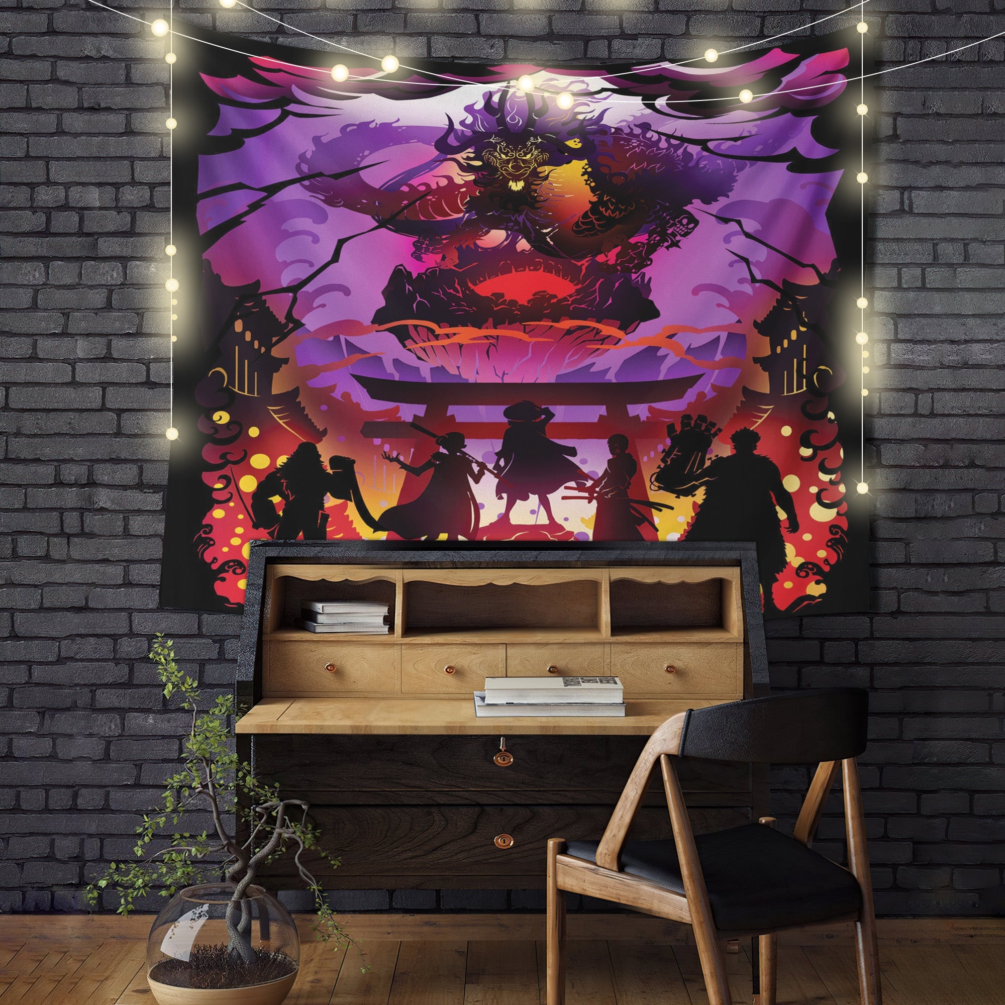 One Piece Team Tapestry Room Decor Nearkii