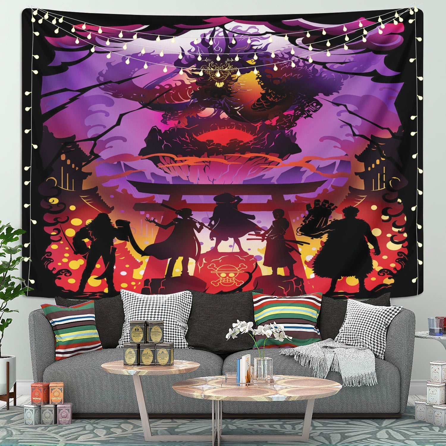 One Piece Team Tapestry Room Decor Nearkii