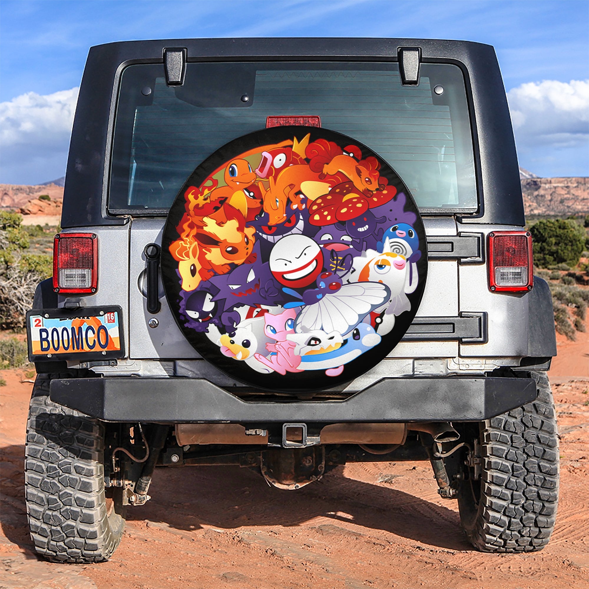 Pokemon Car Spare Tire Covers Gift For Campers Nearkii