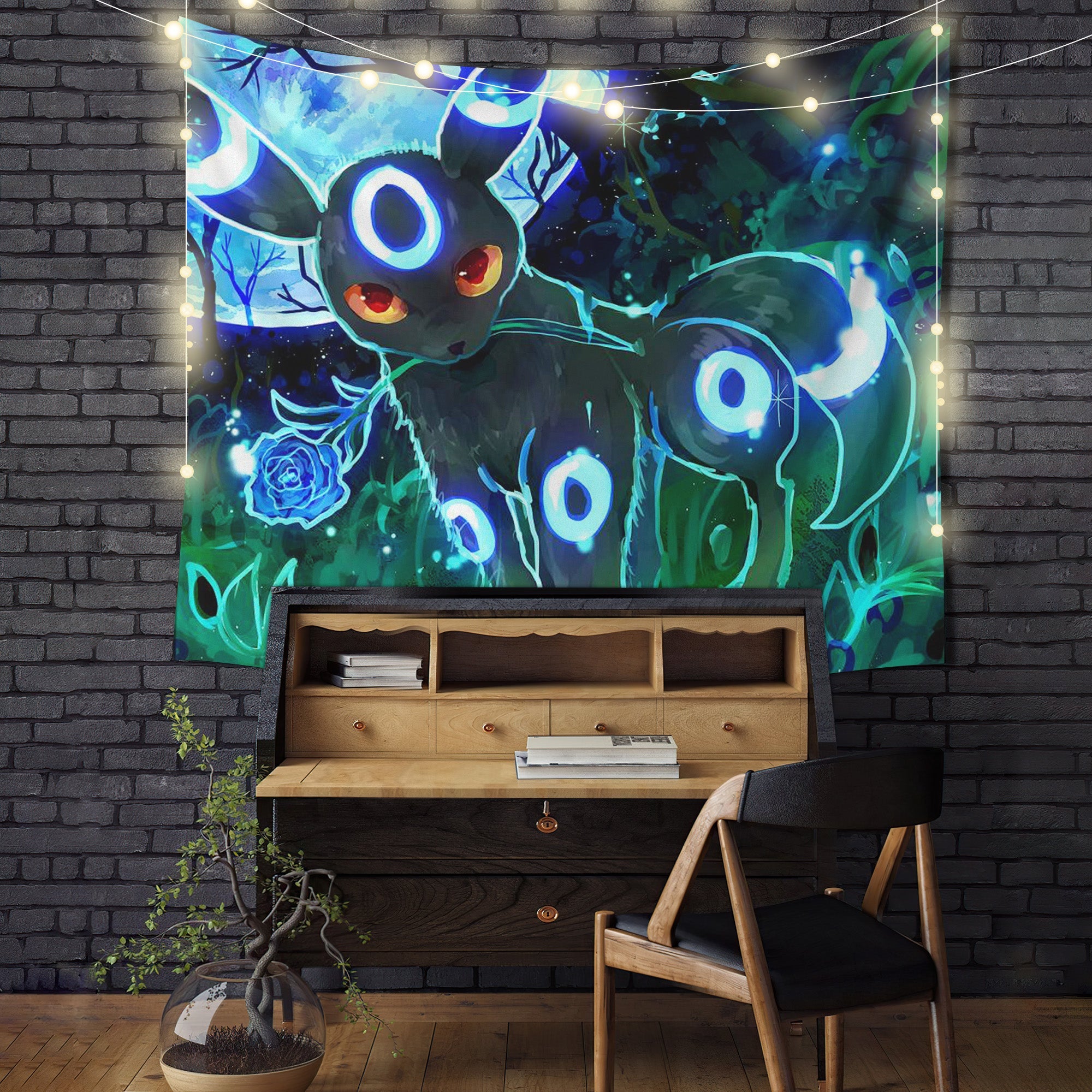 Pokemon Umbreon Tapestry Room Decor Nearkii