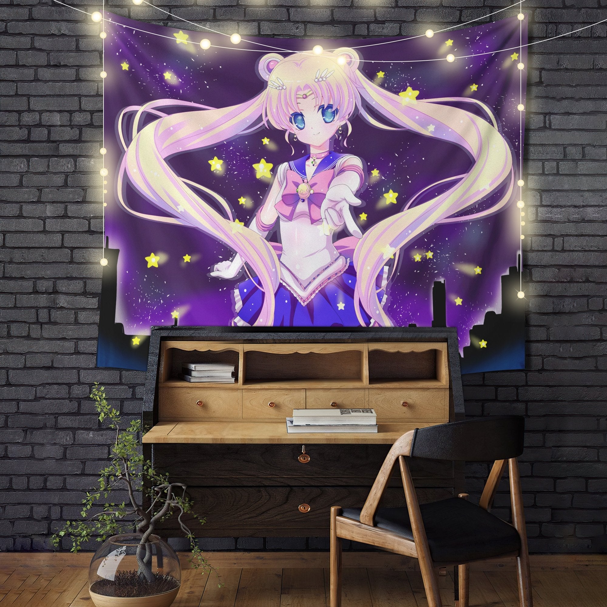 Sailor Moon Anime Girl Tapestry Room Decor Nearkii