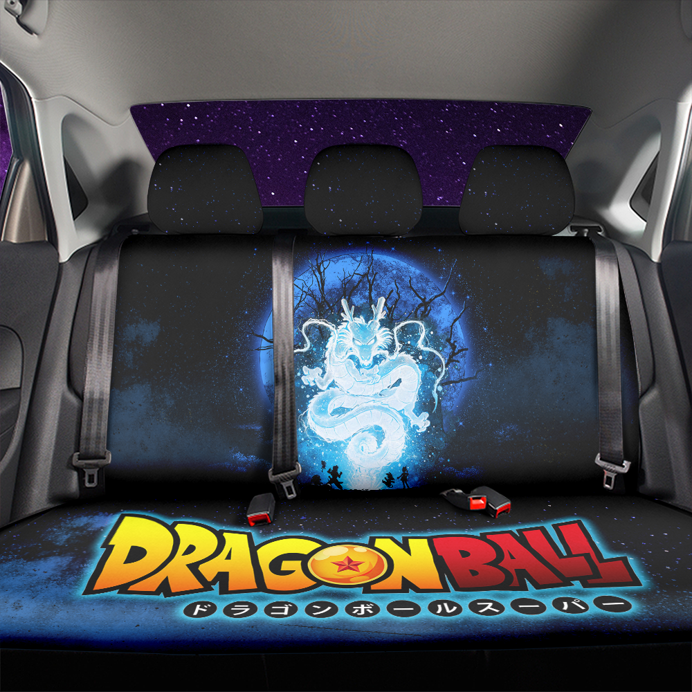 Shenron Dragon Ball Moonlight Galaxy Premium Custom Car Back Seat Covers Decor Protectors Nearkii