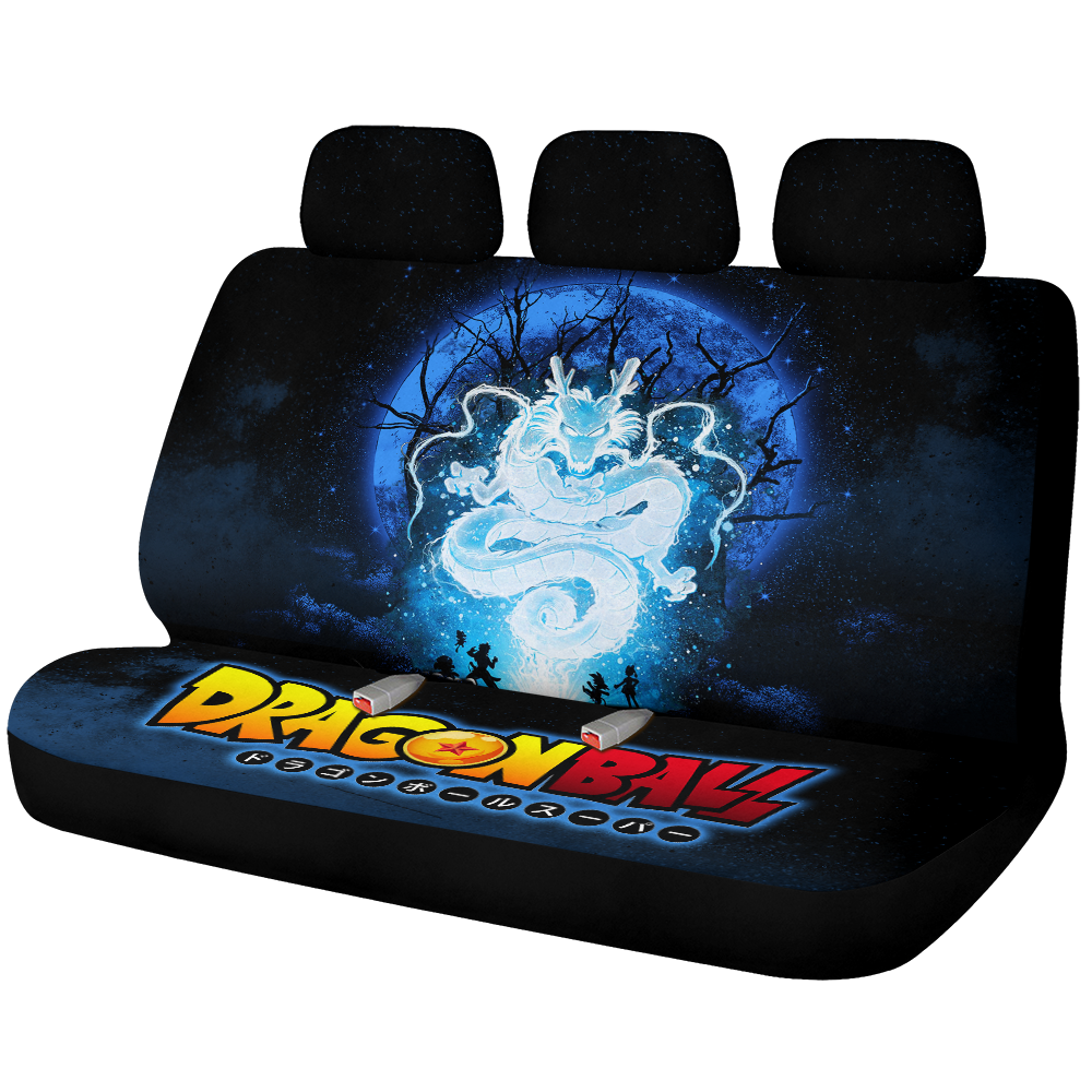 Shenron Dragon Ball Moonlight Galaxy Premium Custom Car Back Seat Covers Decor Protectors Nearkii