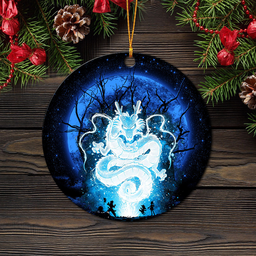 Shenron Dragon Ball Moonlight Mica Circle Ornament Perfect Gift For Holiday Nearkii