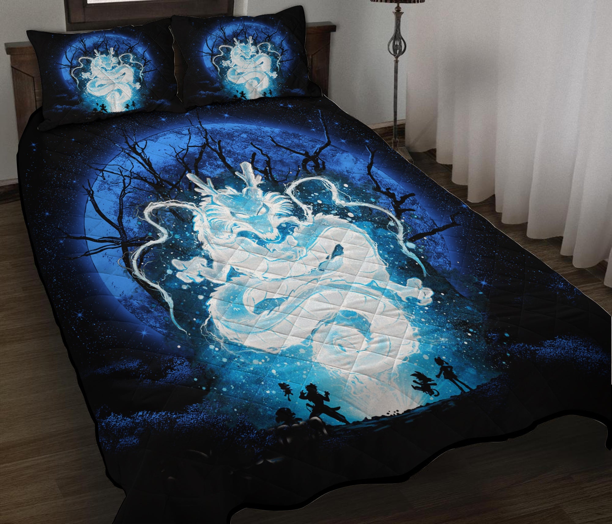 Shenron Dragon Ball Moonlight Quilt Bed Sets Nearkii