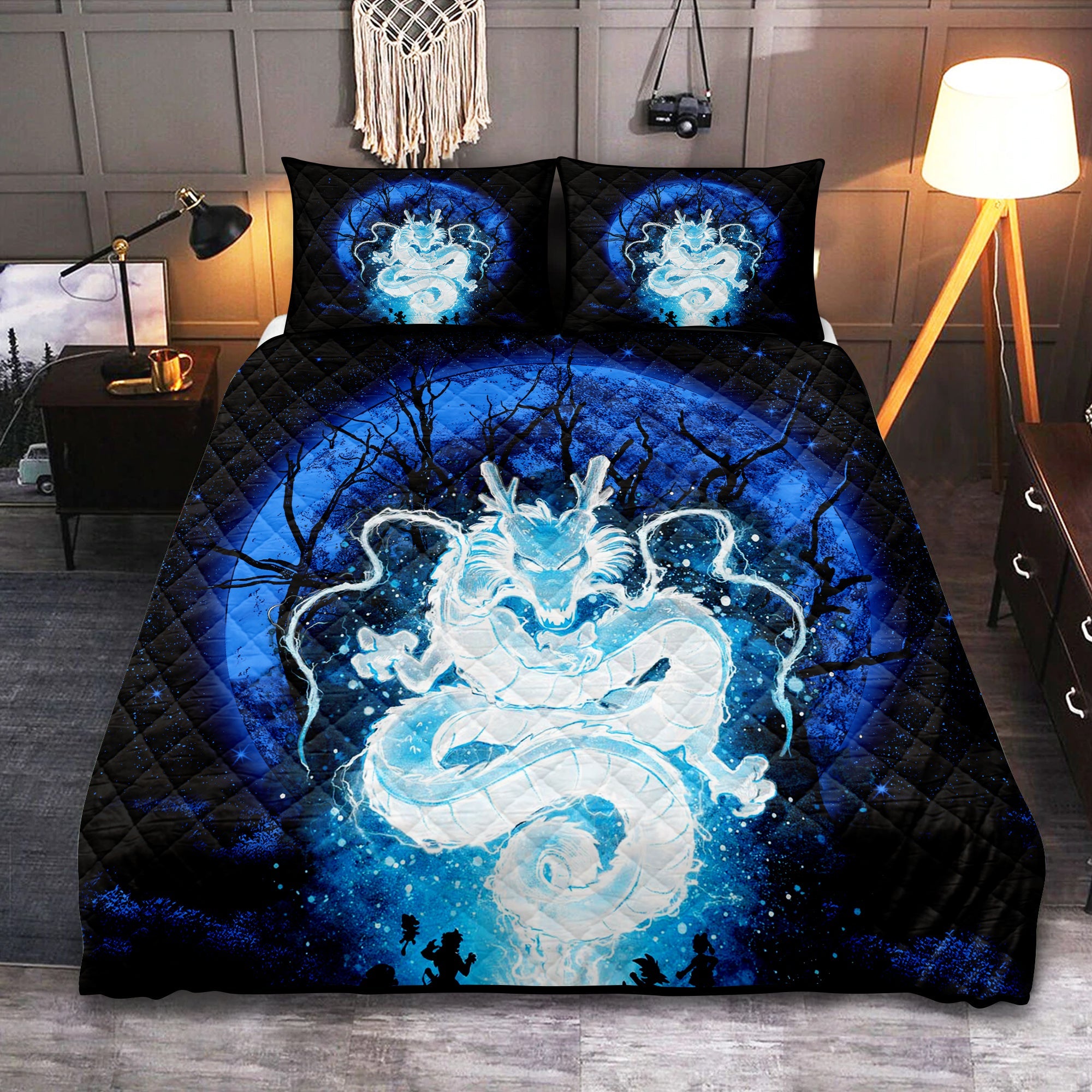 Shenron Dragon Ball Moonlight Quilt Bed Sets Nearkii