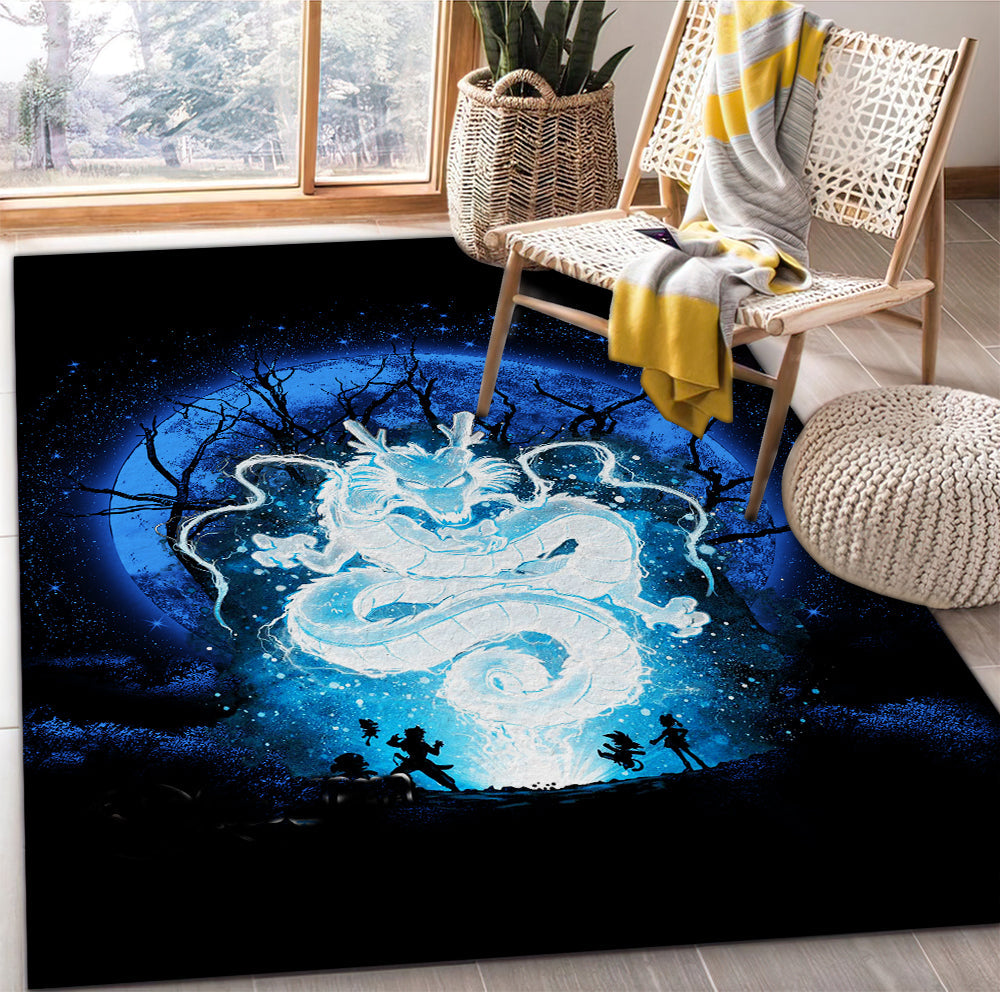 Shenron Dragon Ball Moonlight Area Carpet Rug Home Decor Bedroom Living Room Decor Nearkii