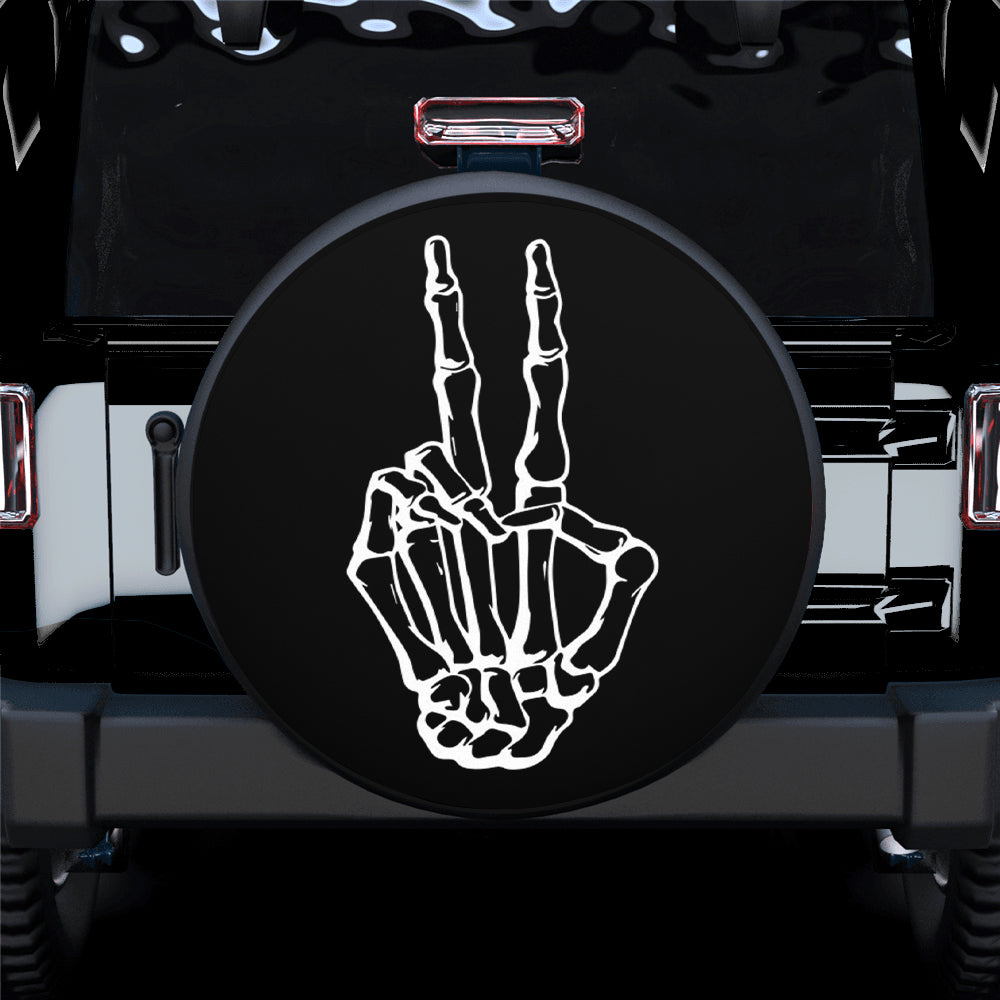 Skeleton peace Car Spare Tire Gift For Campers Nearkii