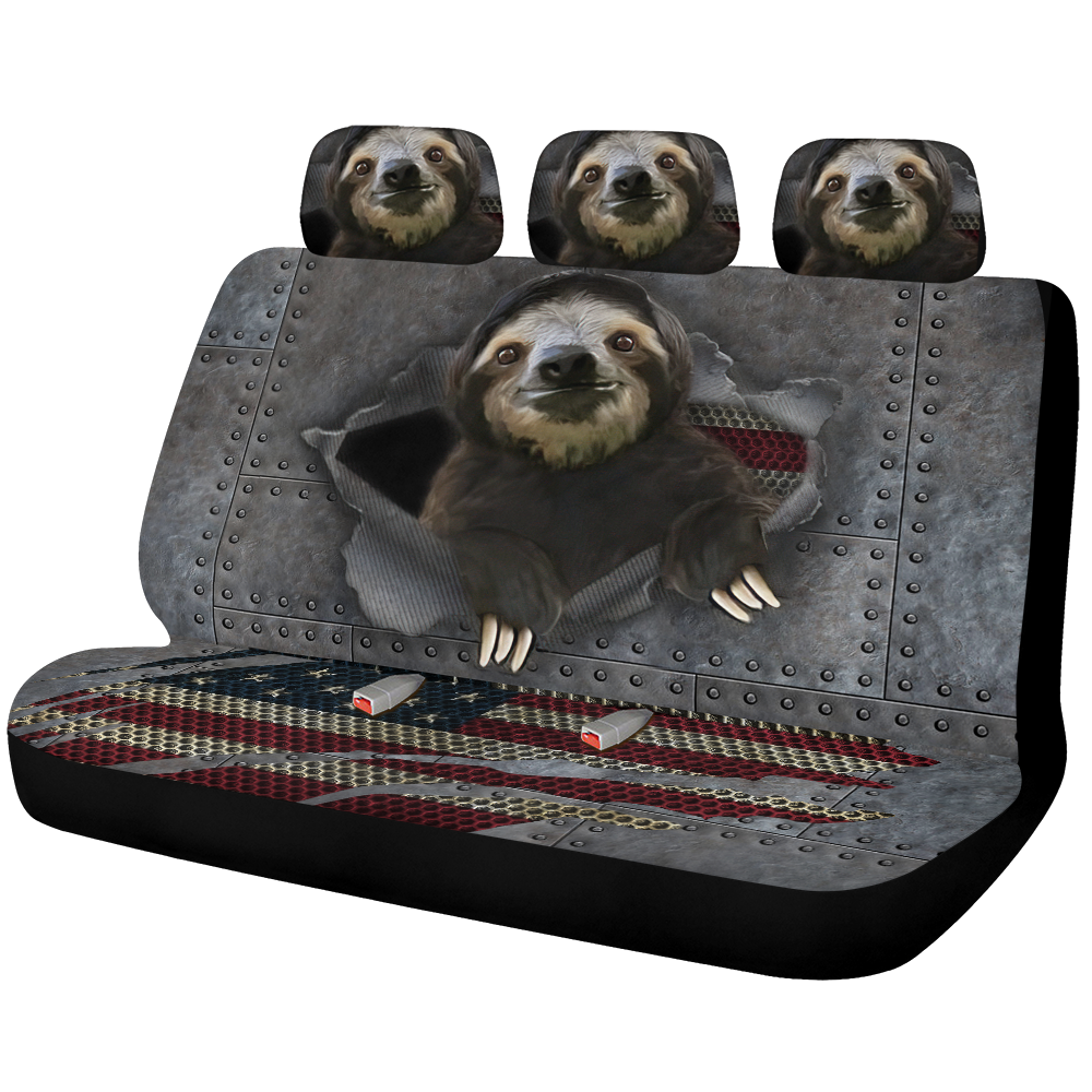 Sloth Car Back Seat Covers Decor Protectors Nearkii