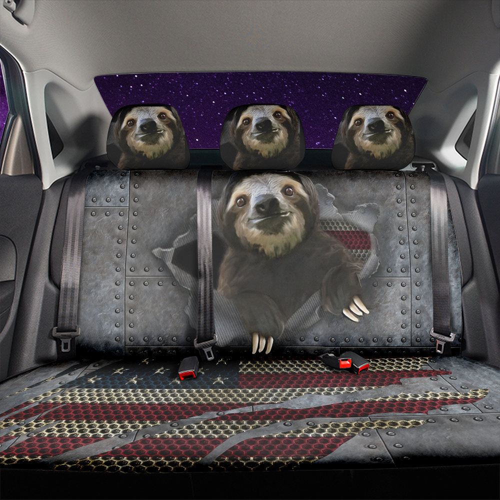 Sloth Car Back Seat Covers Decor Protectors Nearkii