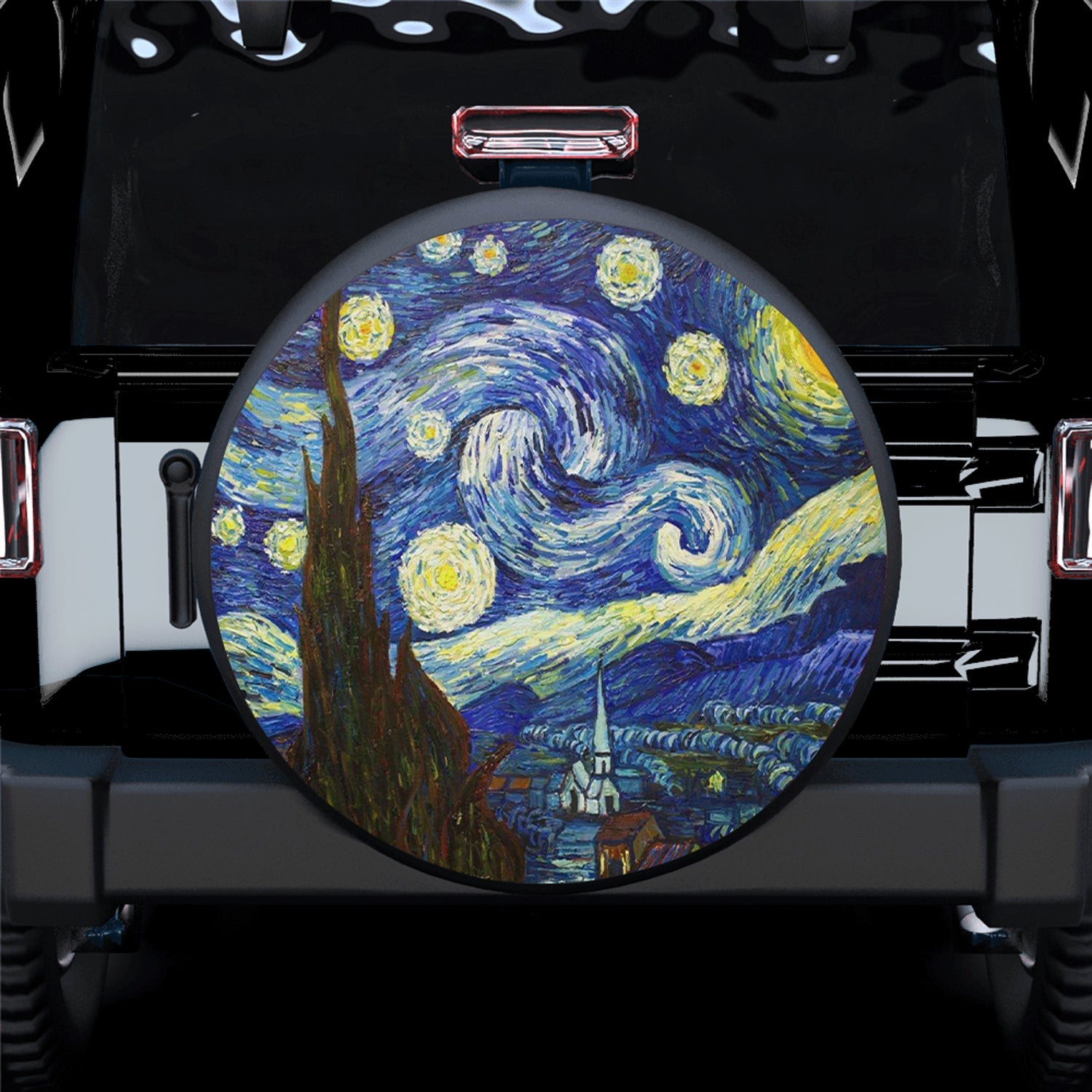 Starry Night Spare Tire Covers Gift For Campers Nearkii