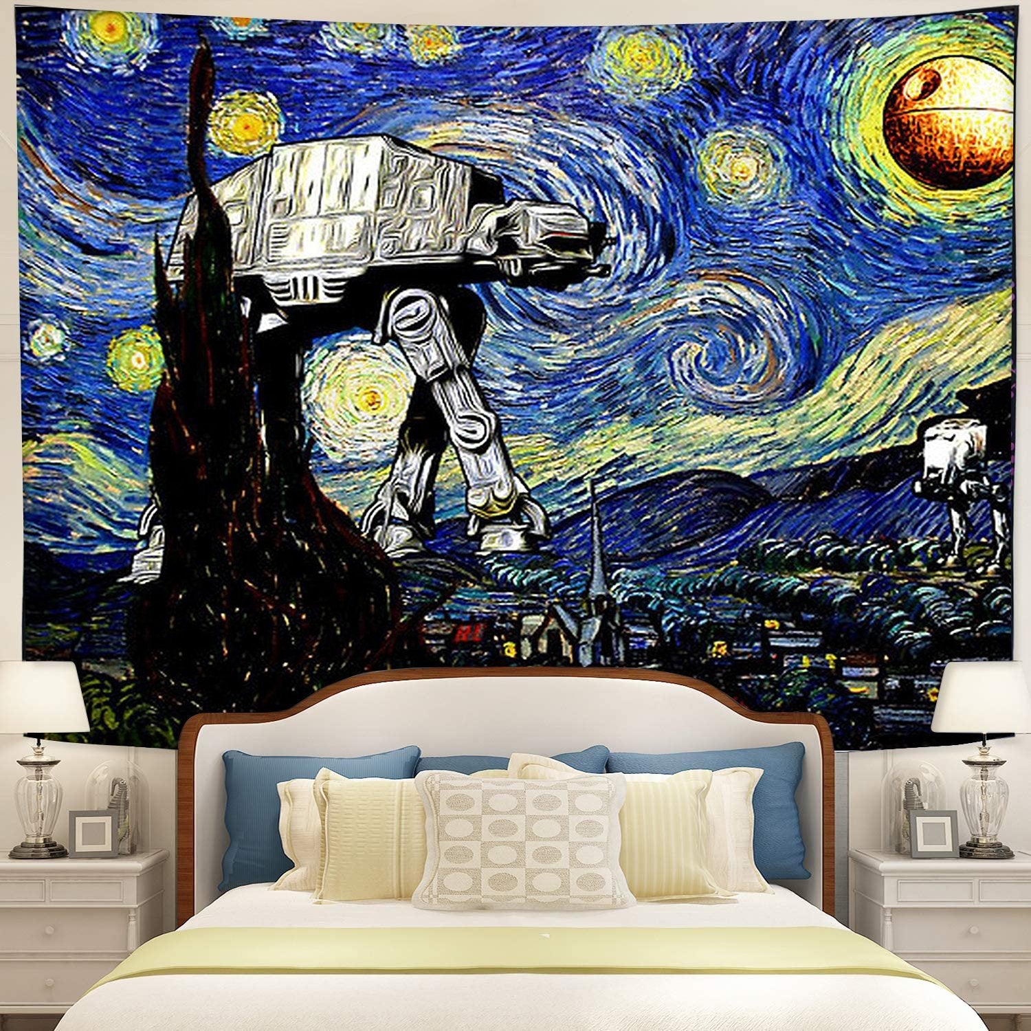 Star Wars Starry Night Tapestry Room Decor Nearkii