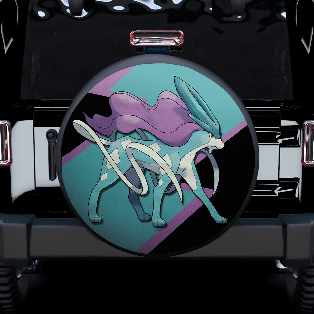 Suicune Pokemon Car Spare Tire Covers Gift For Campers Nearkii