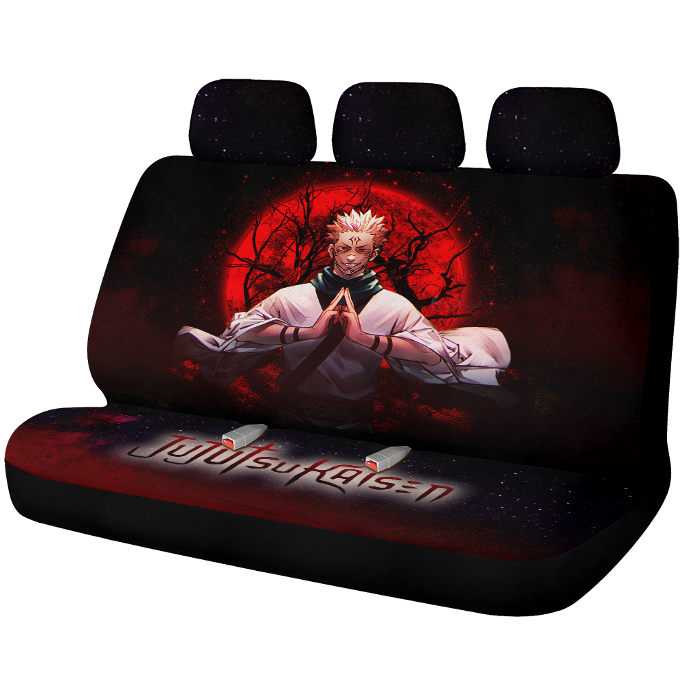 Sukuna Jujutsu Kaisen Anime Moonlight Galaxy Premium Custom Car Back Seat Covers Decor Protectors Nearkii