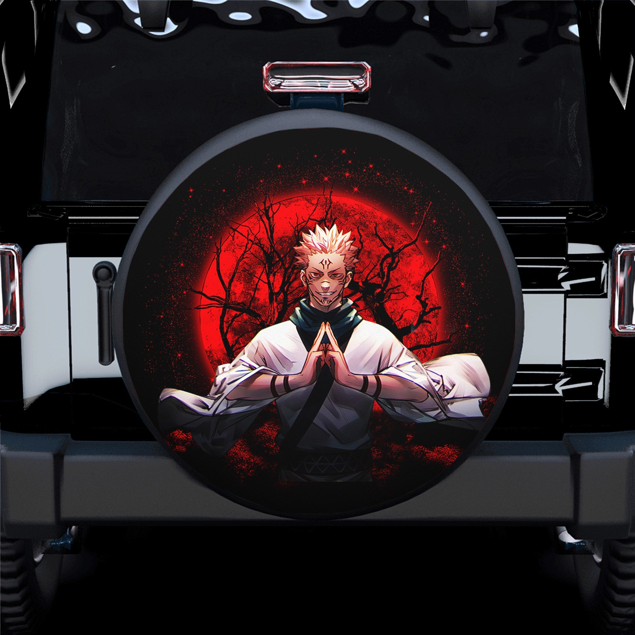 Sukuna Wiki Jujutsu Kaisen Spare Tire Cover Gift For Campers Nearkii