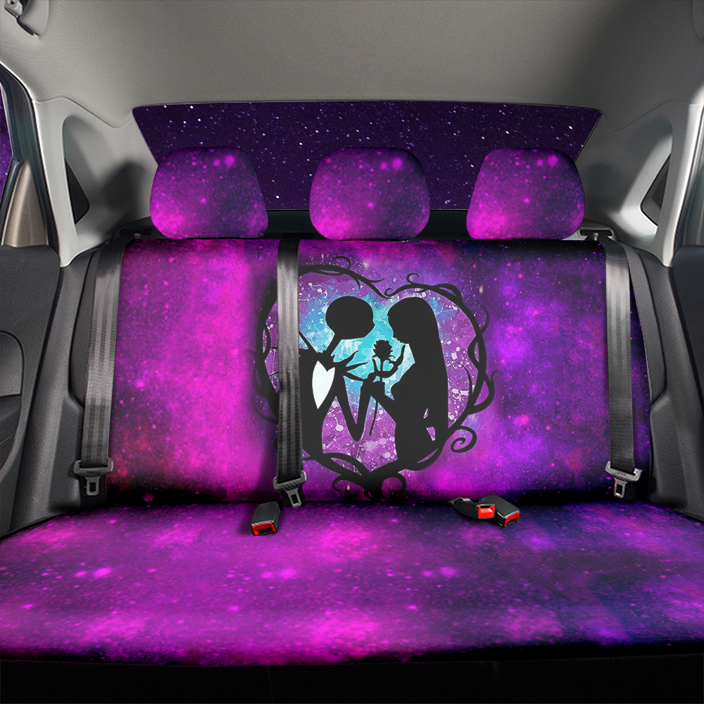 The Nightmare Before Christmas Jack Sally Love Car Back Seat Covers Decor Protectors Nearkii