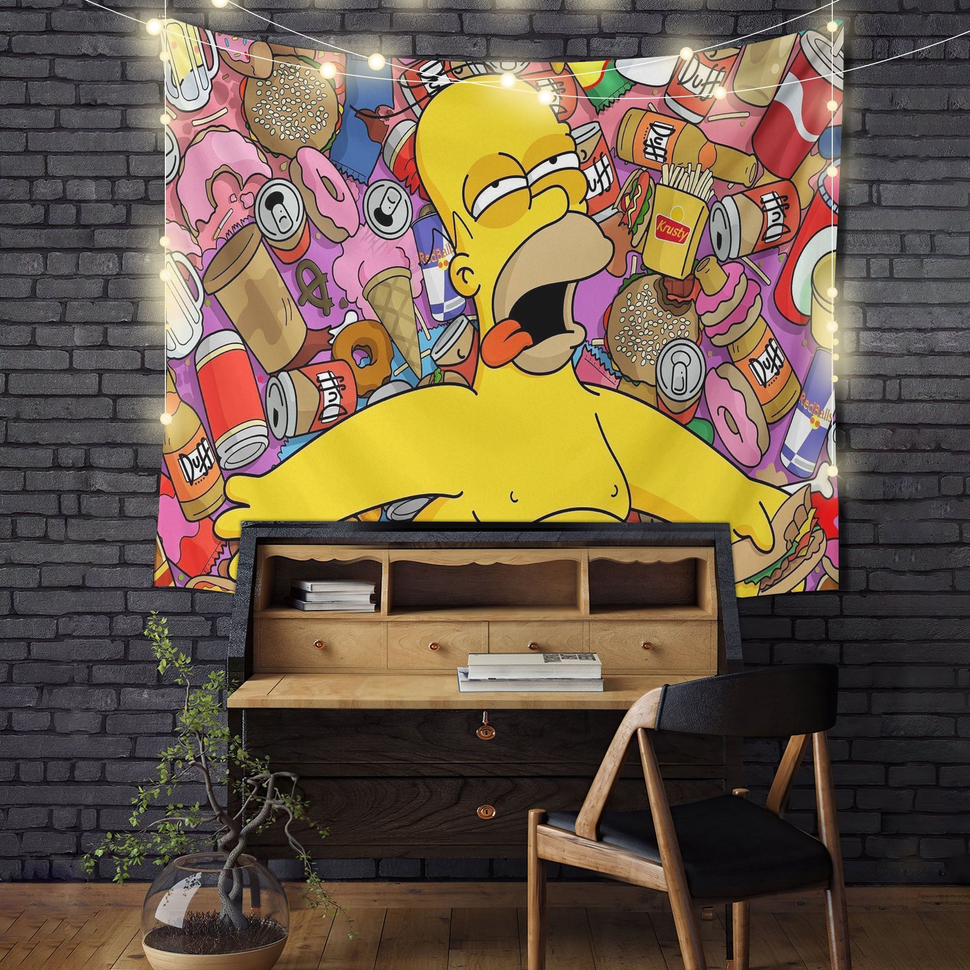 The Simpsons Tapestry Room Decor Nearkii