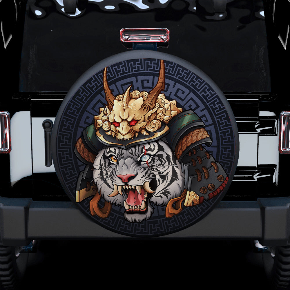 Tiger Samurai Japan Jeep Car Spare Tire Covers Gift For Campers Nearkii