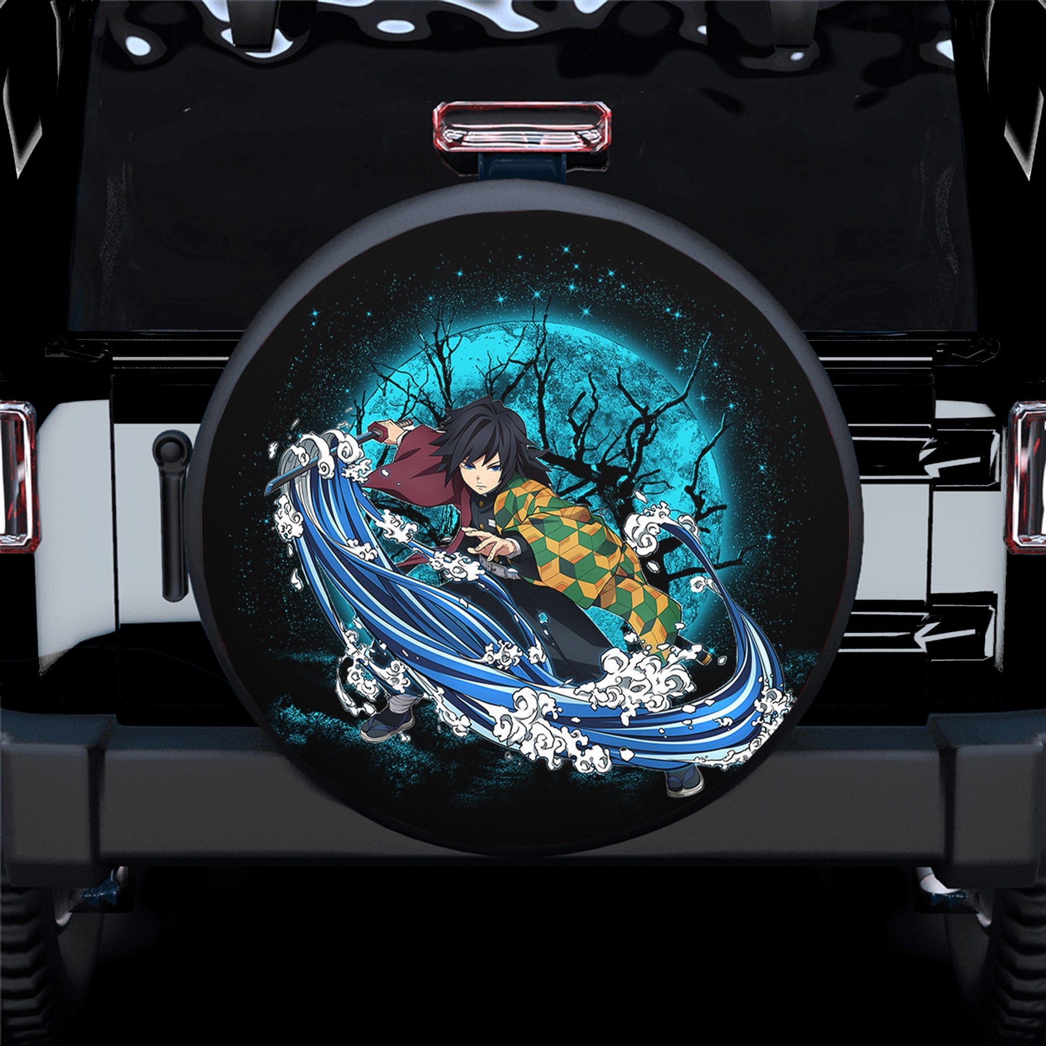 Tomioka Giyuu Demon Slayer Spare Tire Cover Gift For Campers Nearkii