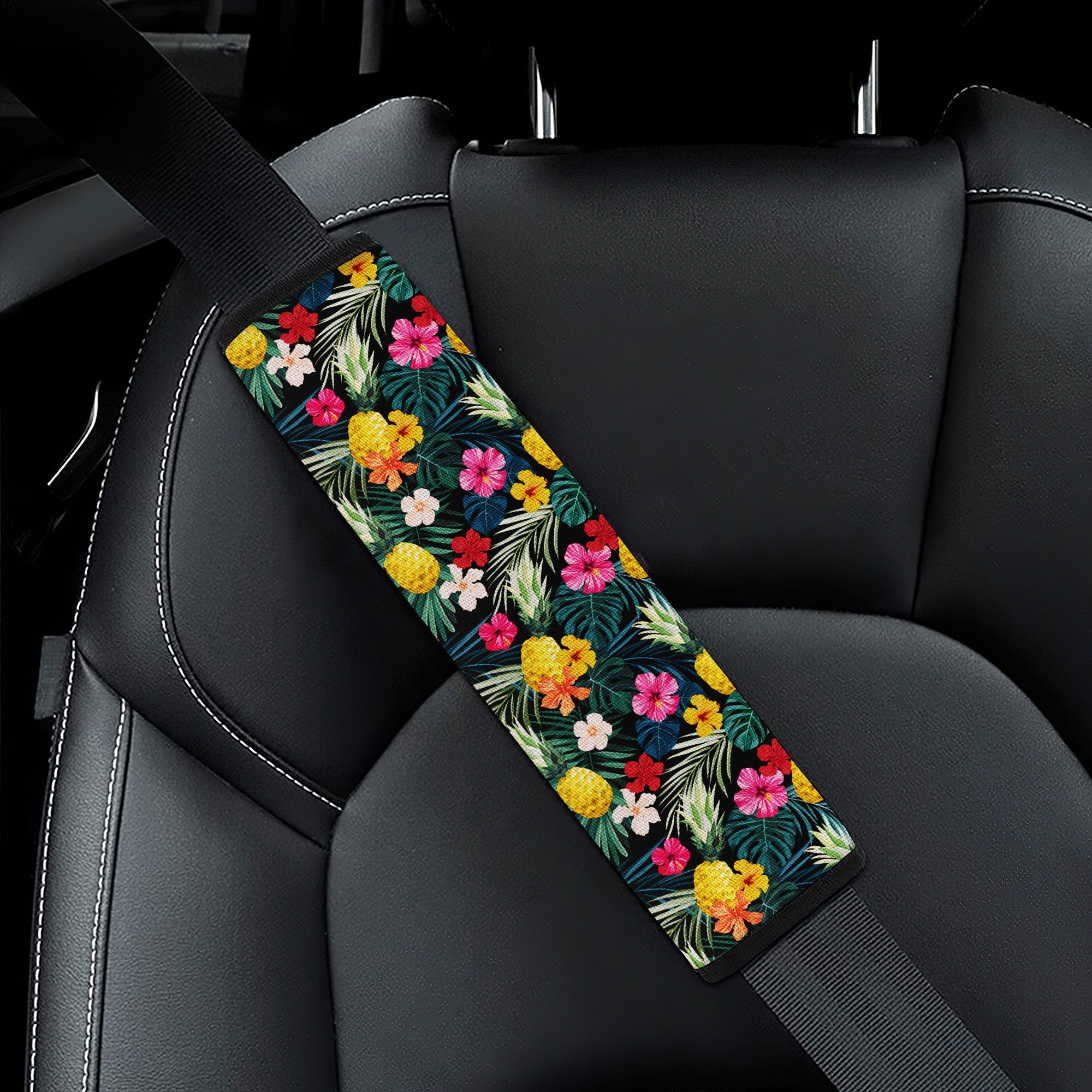 Tropical Hawaii Premium Custom Car Seat Belt Covers Nearkii