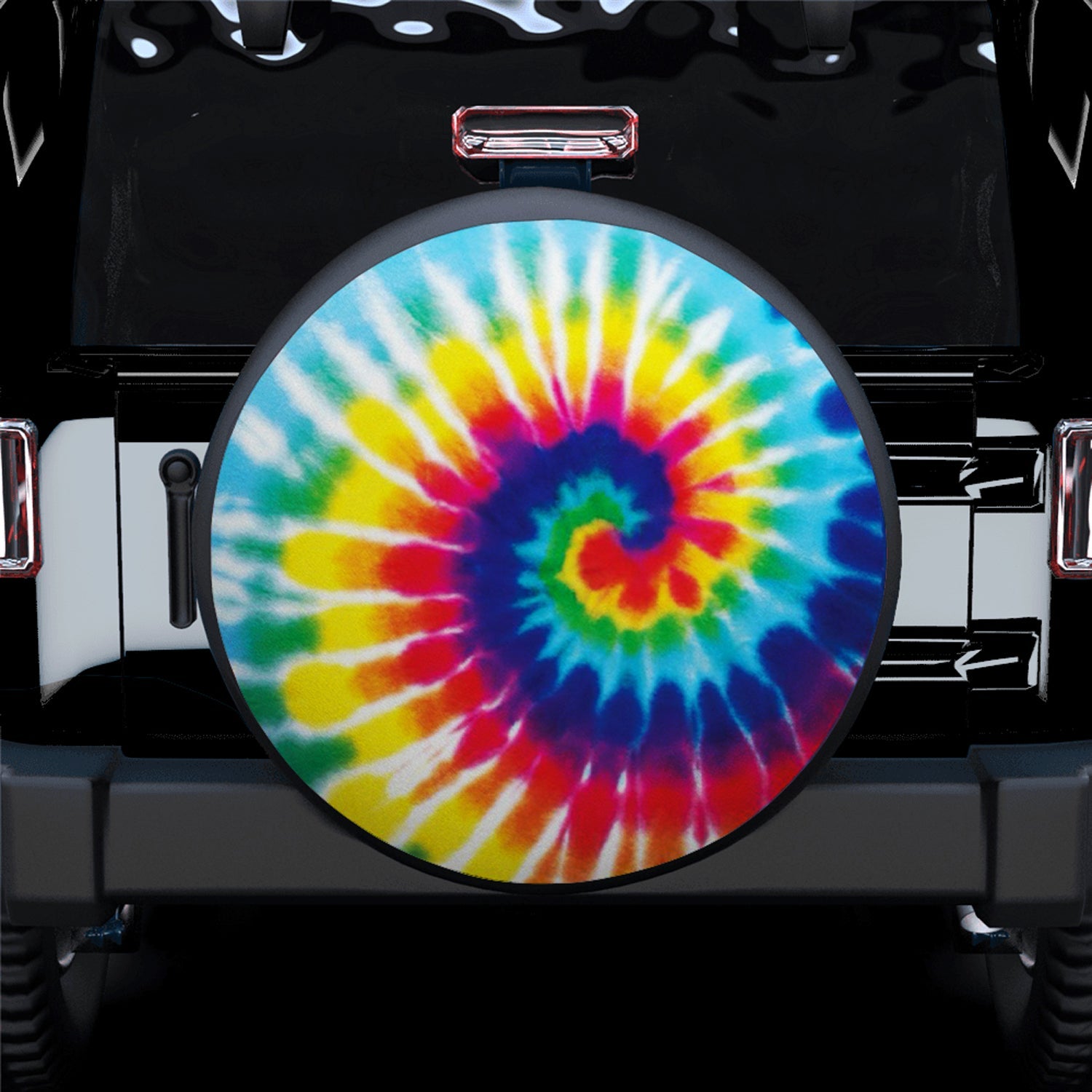 Tye Die Colorful Spare Tire Covers Gift For Campers Nearkii