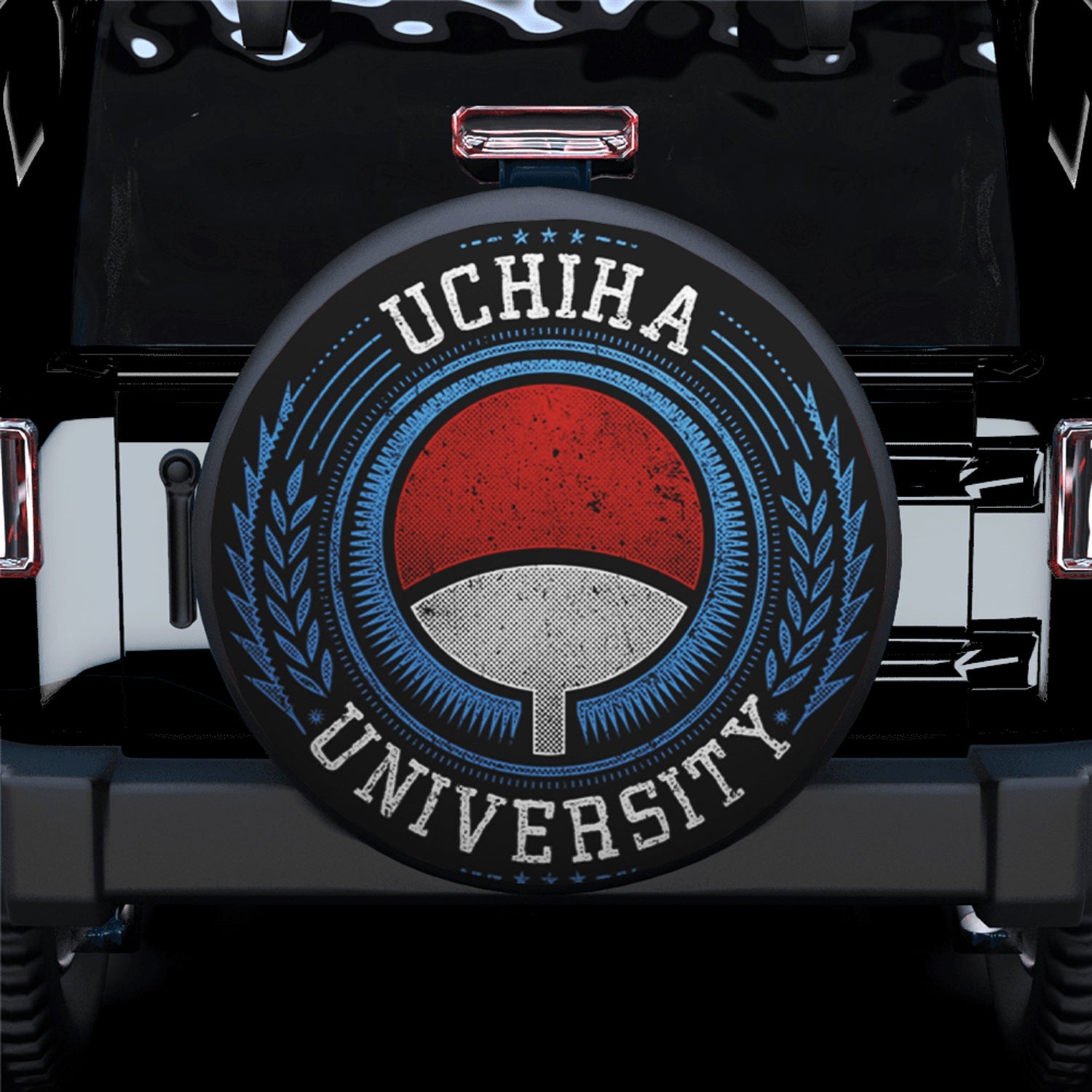 Uchiha University Spare Tire Covers Gift For Campers Nearkii