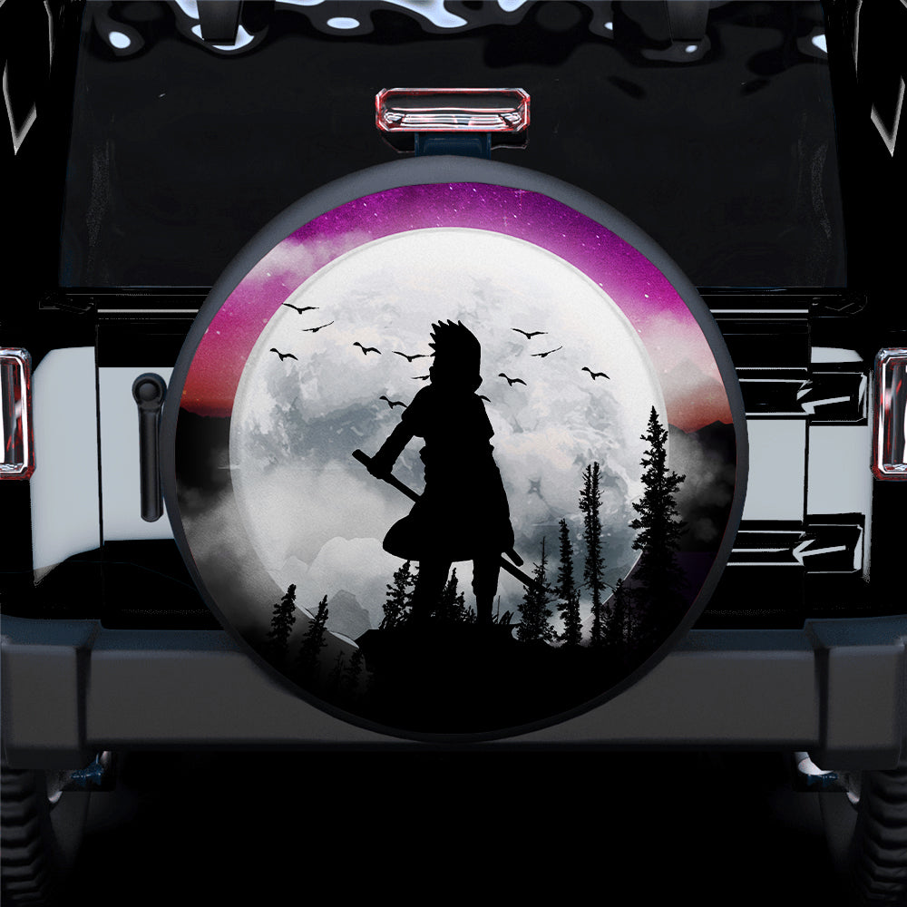 Uchiha Sasuke Naruto Moon Night Car Spare Tire Covers Gift For Campers Nearkii