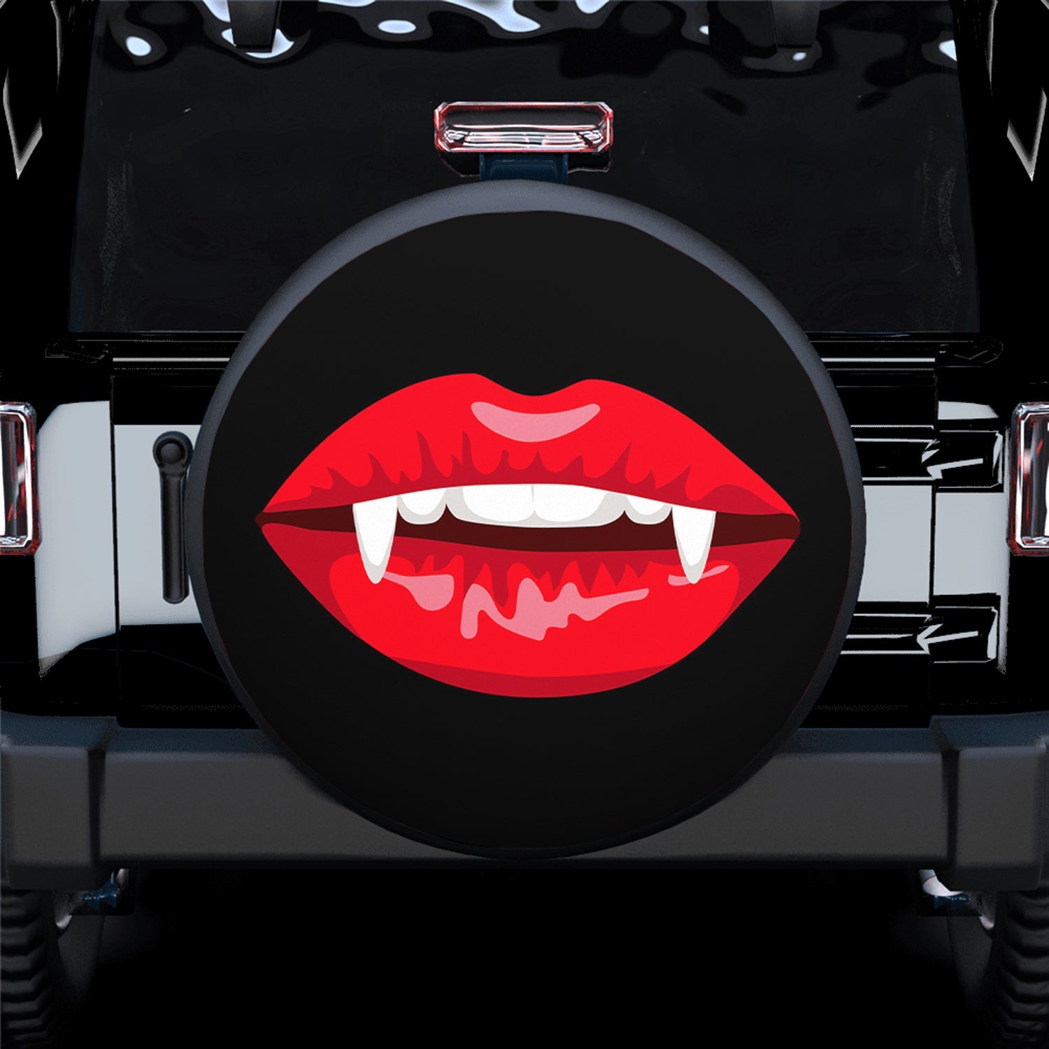 Vampire Mouth Spare Tire Covers Gift For Campers Nearkii